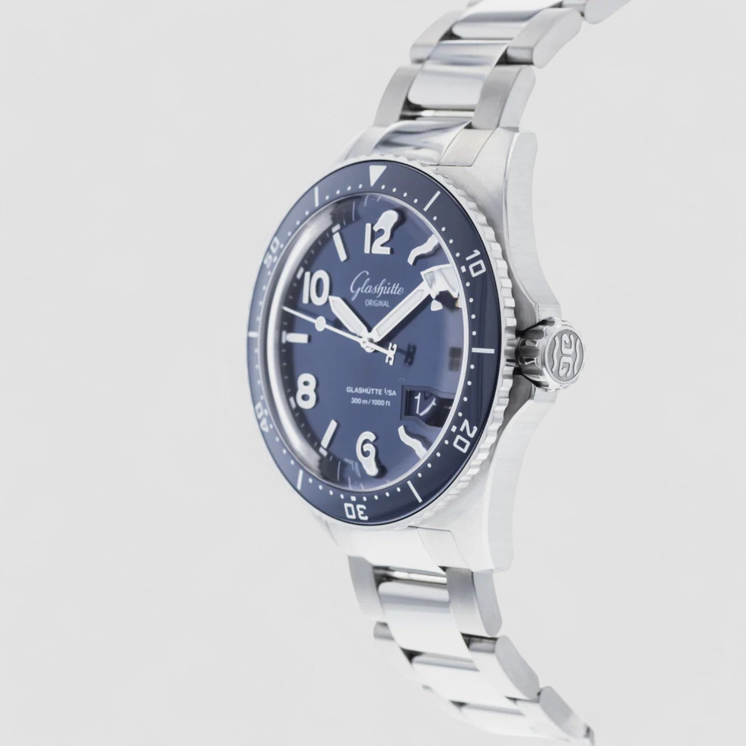 SeaQ Panorama Date Blue Dial SS