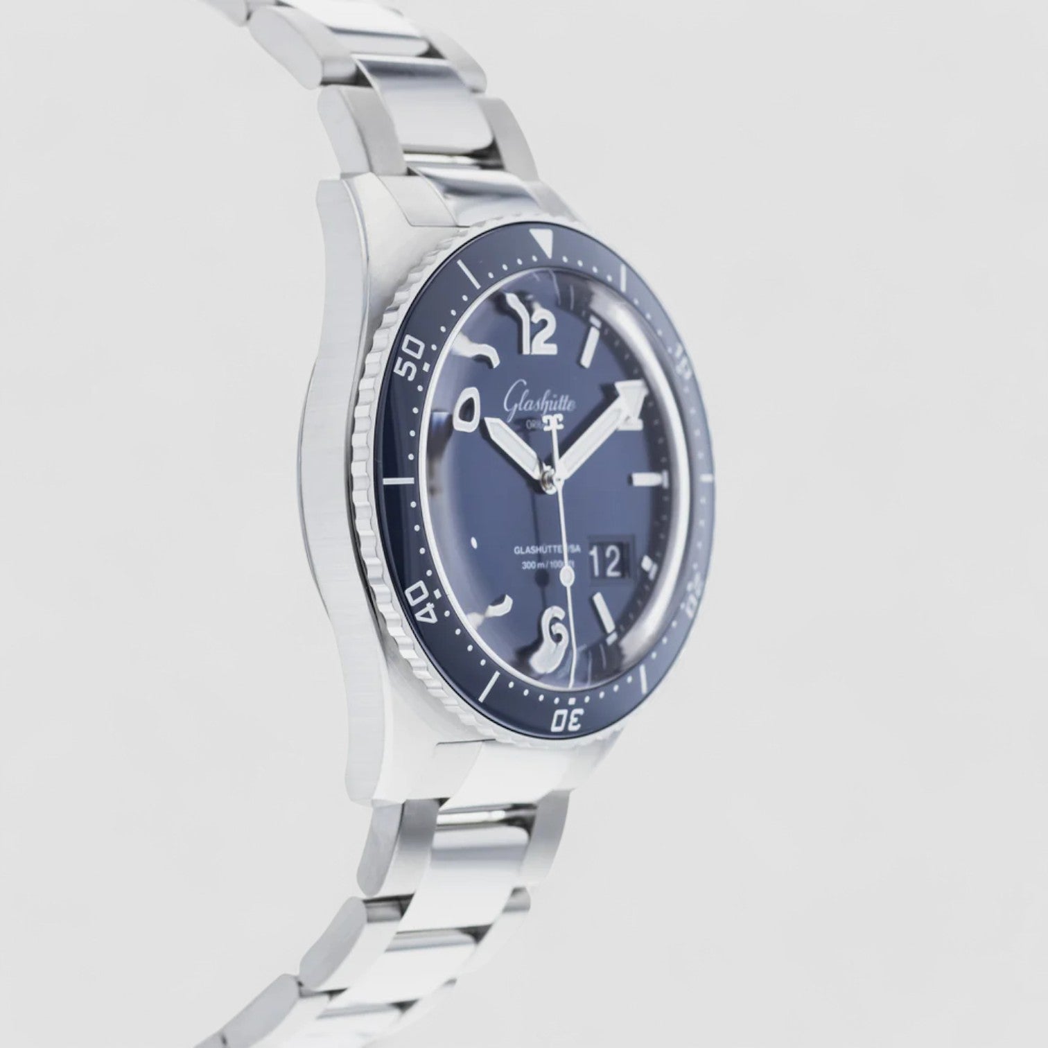 SeaQ Panorama Date Blue Dial SS