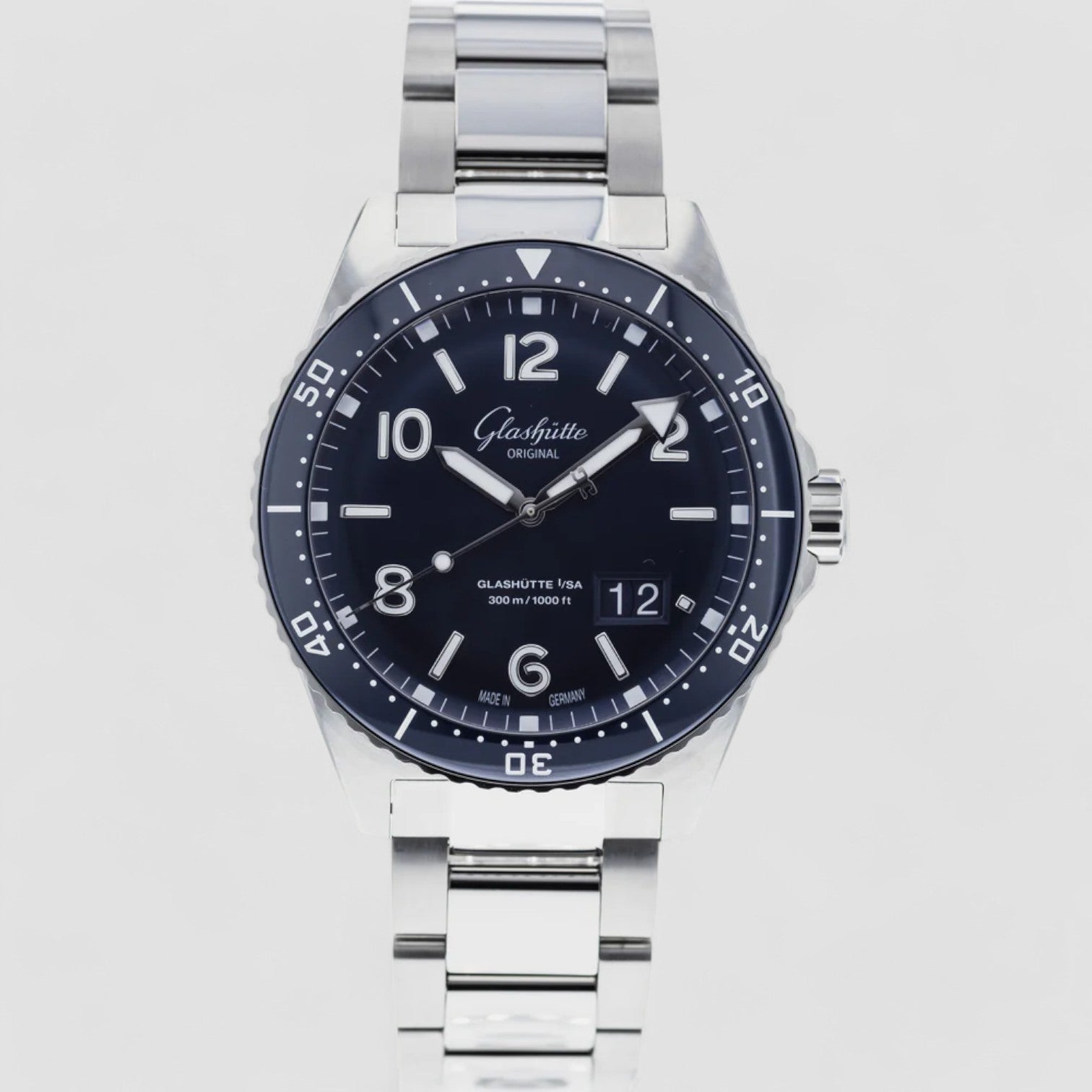 SeaQ Panorama Date Blue Dial SS