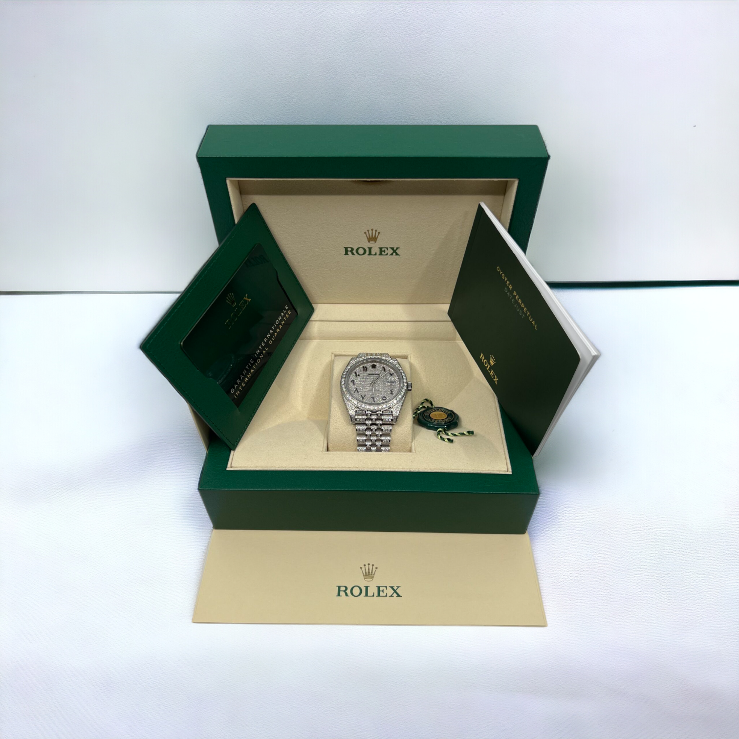 DATEJUST 41MM - ARABIC FULL ICED JUBILEE