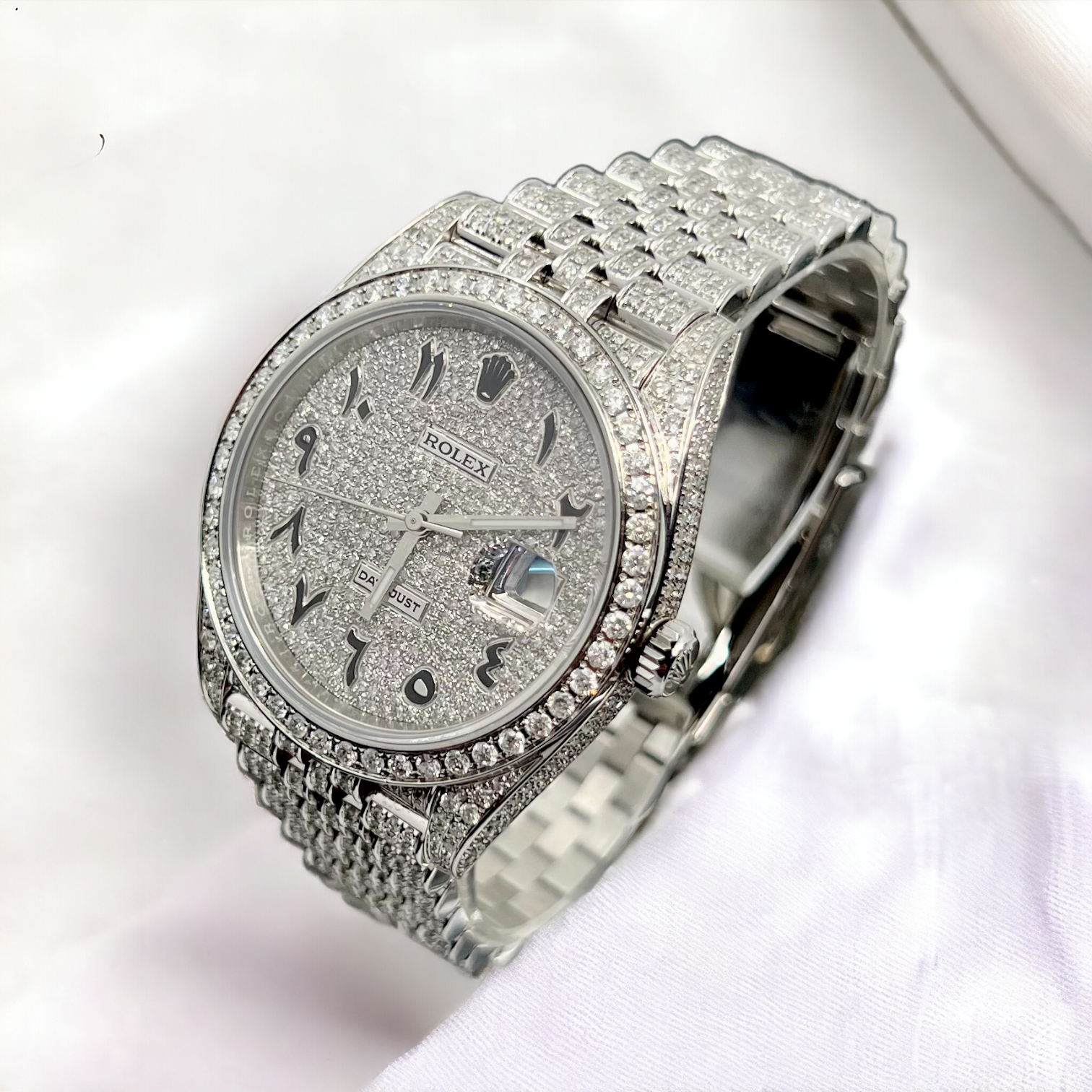 DATEJUST 41MM - ARABIC FULL ICED JUBILEE