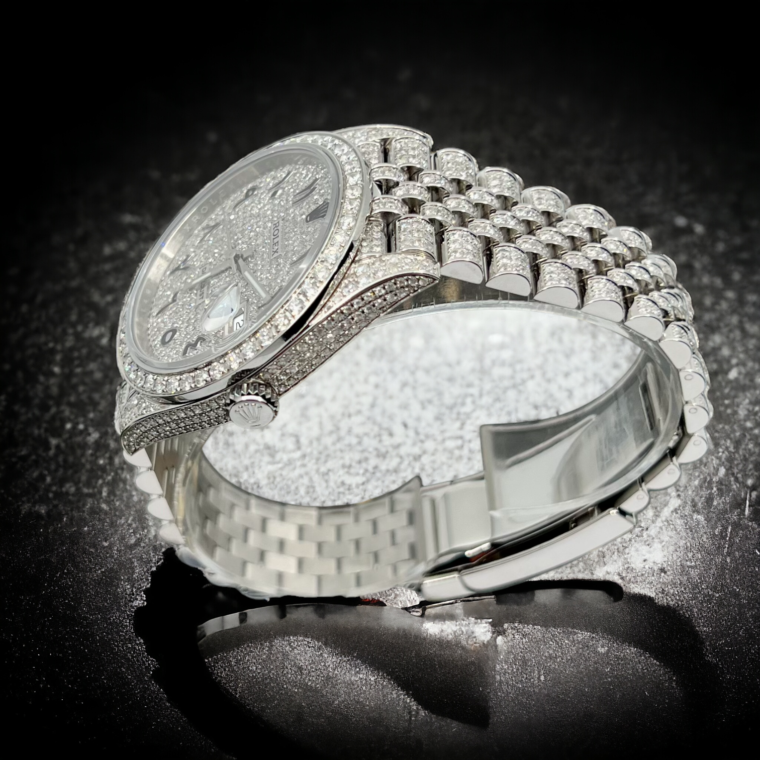 DATEJUST 41MM - ARABIC FULL ICED JUBILEE