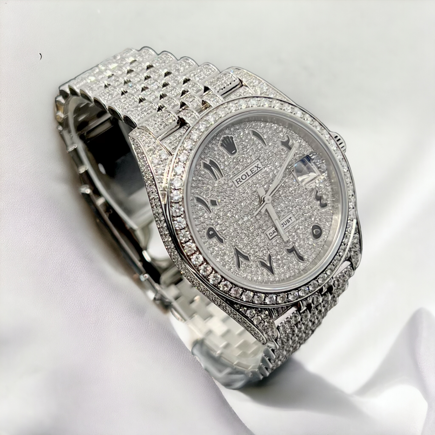 DATEJUST 41MM - ARABIC FULL ICED JUBILEE