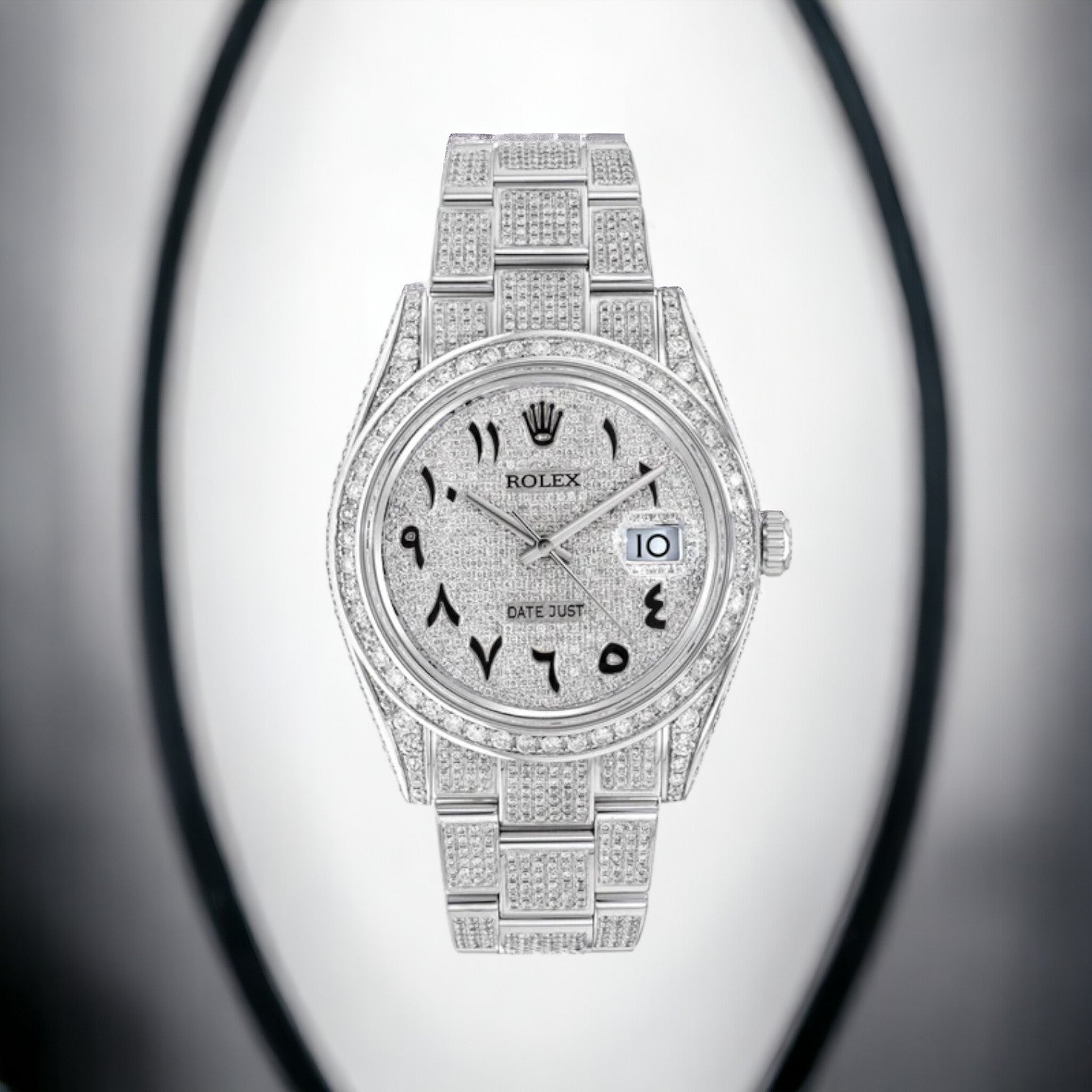 DATEJUST 41MM Oyster - ARABIC FULL ICED