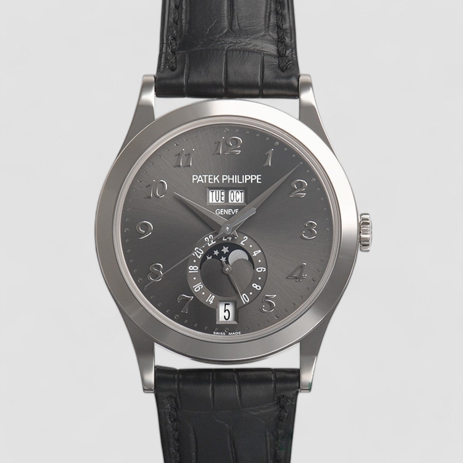 Annual Calendar White Gold Grey Dial