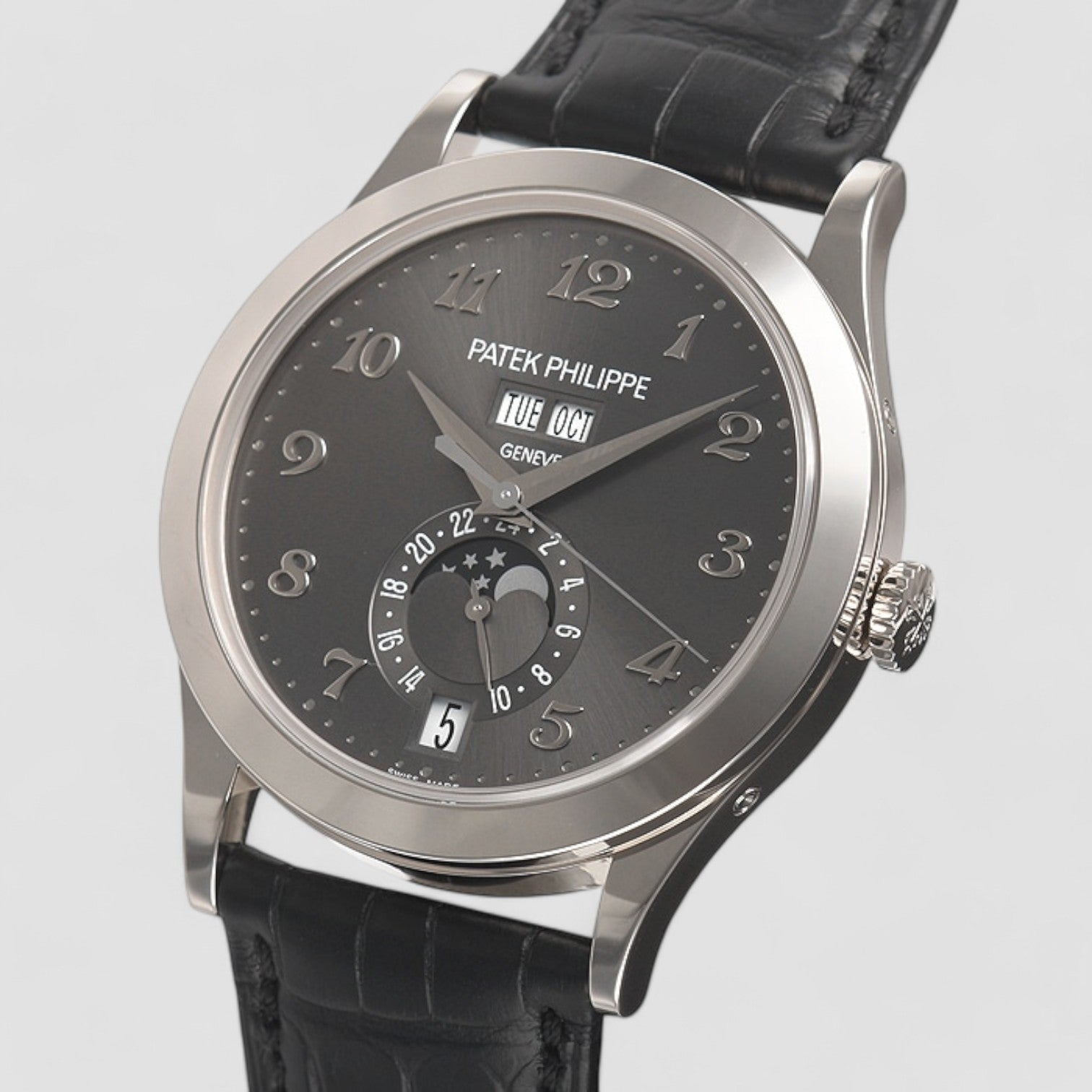 Annual Calendar White Gold Grey Dial