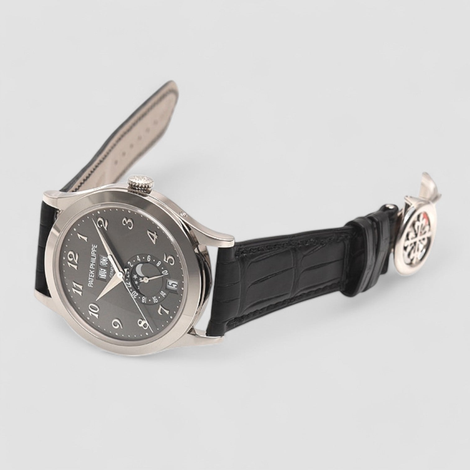 Annual Calendar White Gold Grey Dial