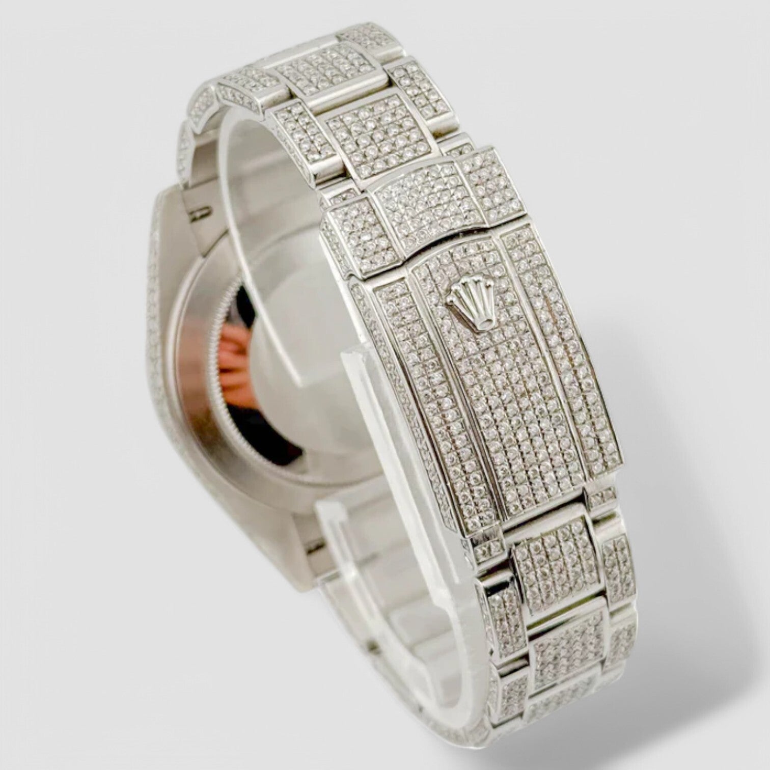 Datejust 41mm Oyster – Rainbow - Arabic Dial Iced Out
