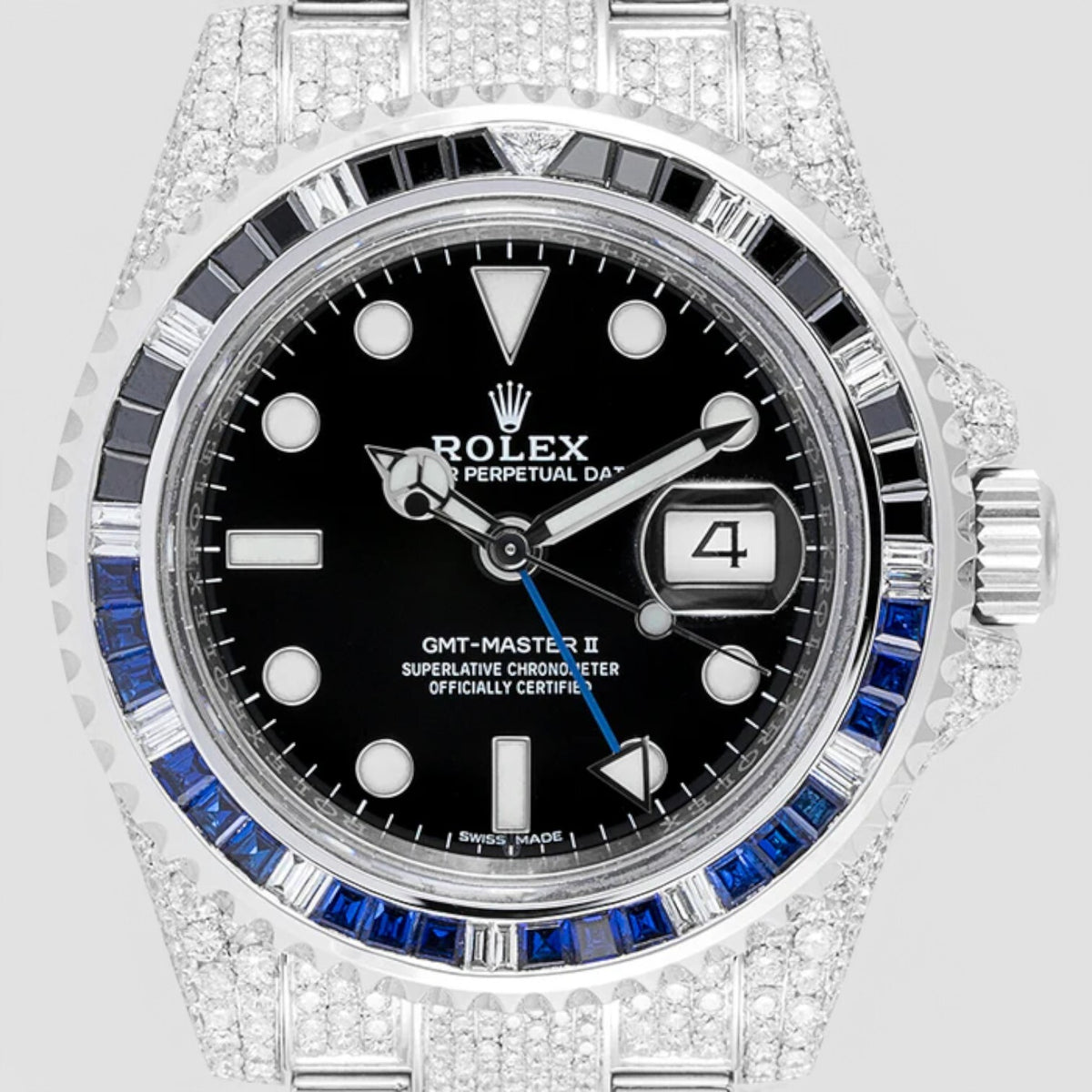 Rolex GMT-Master II 116710BLNR Iced Out
