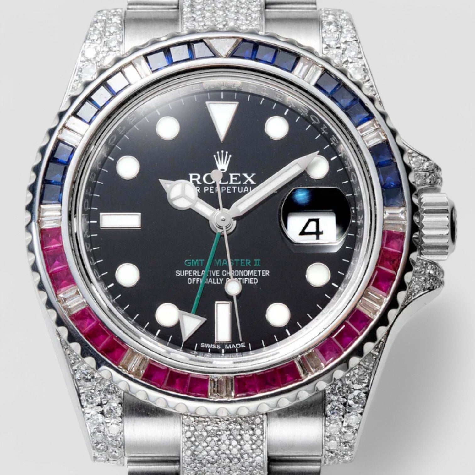 GMT-Master II 116710LN Pepsi Iced Out - Main Image
