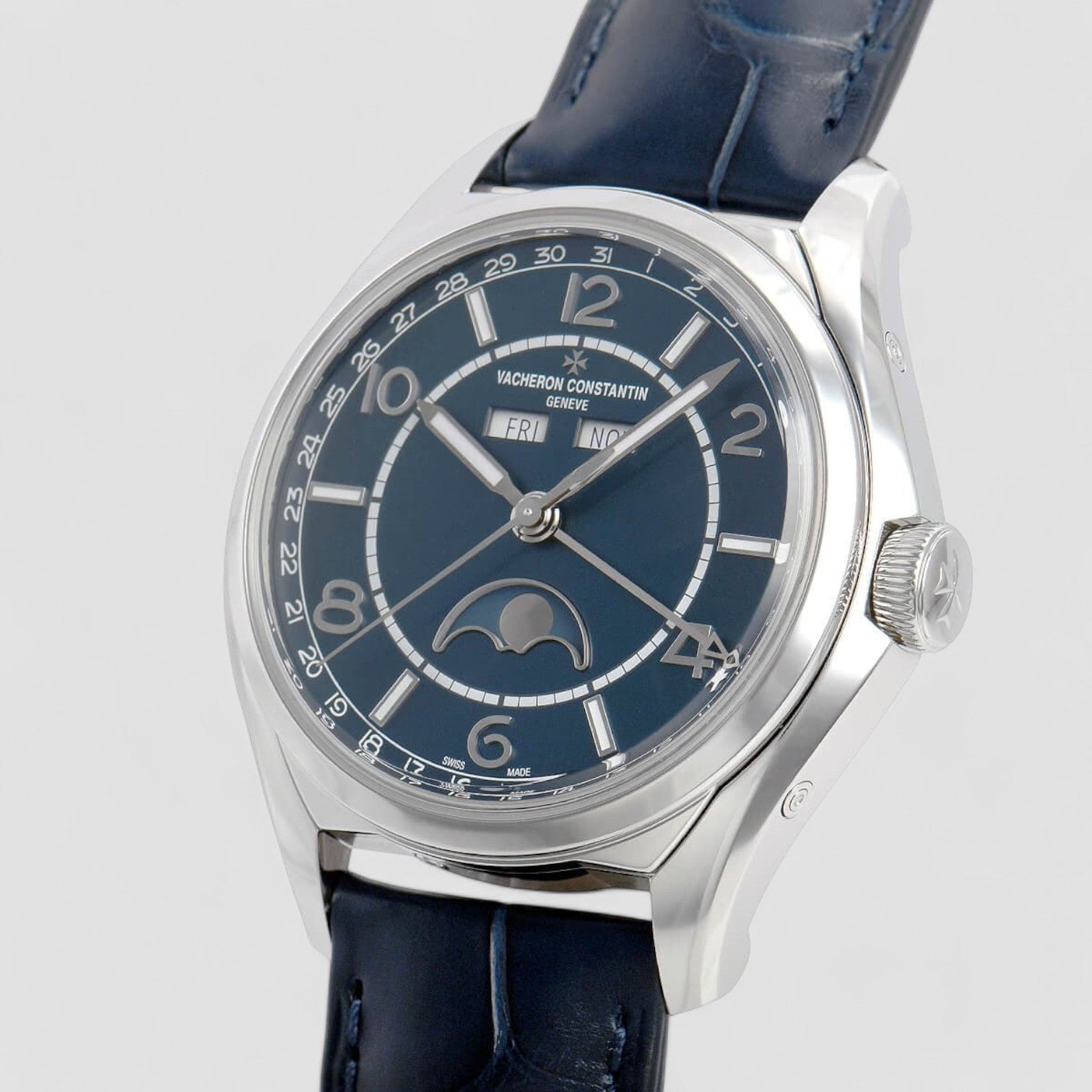 Fiftysix Complete Calendar SS Blue Dial