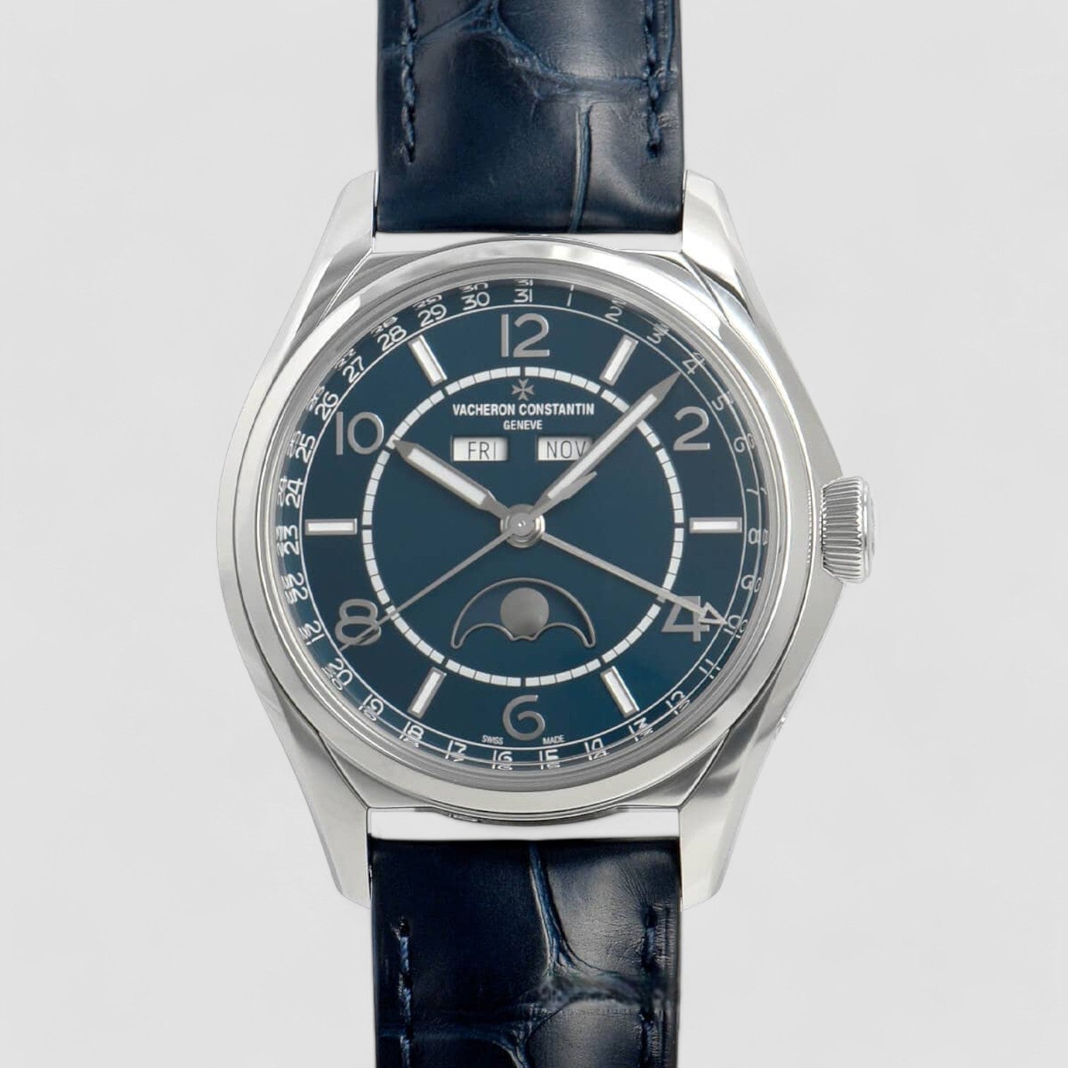 Fiftysix Complete Calendar SS Blue Dial