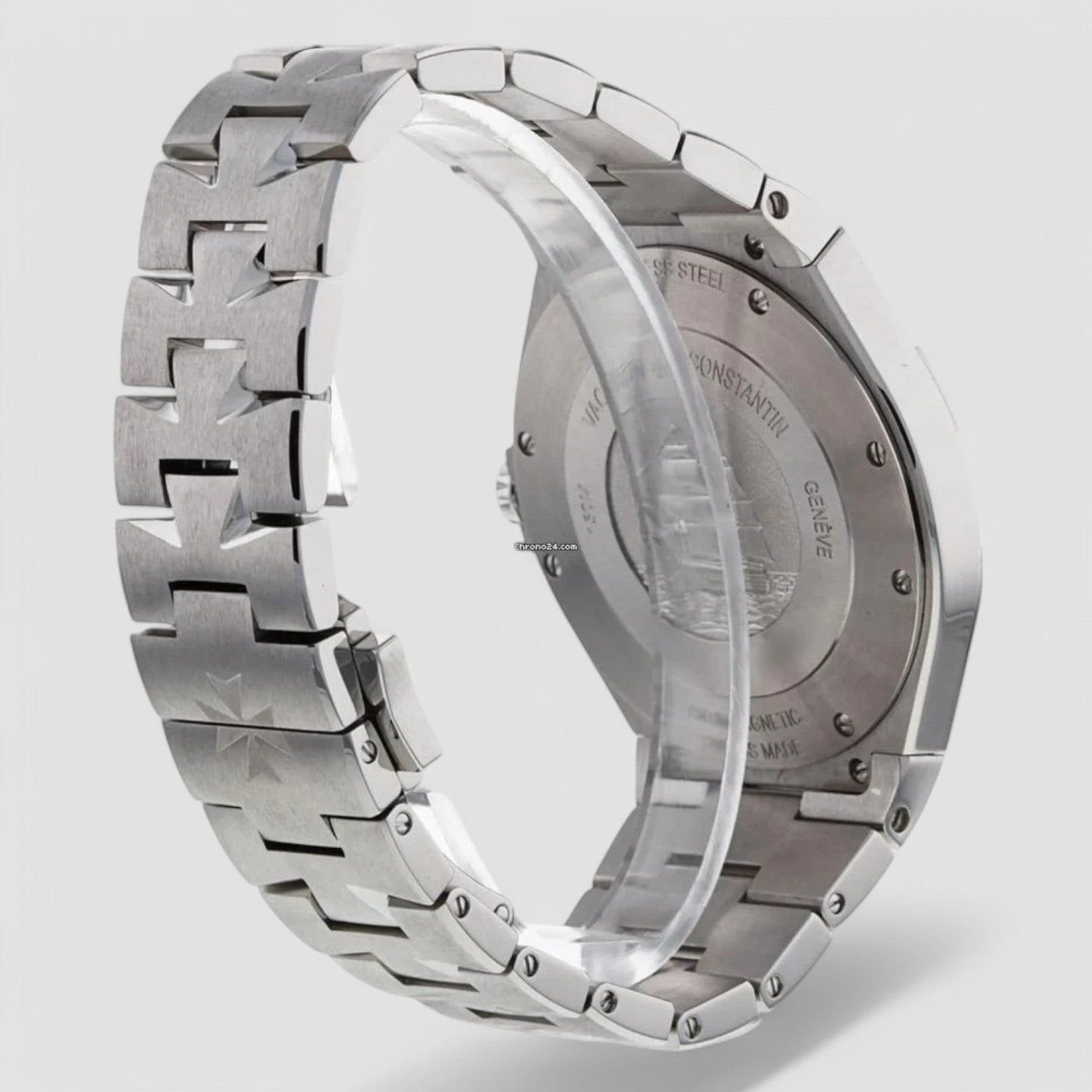 Overseas 47040 Large Automatic White Dial SS / SS