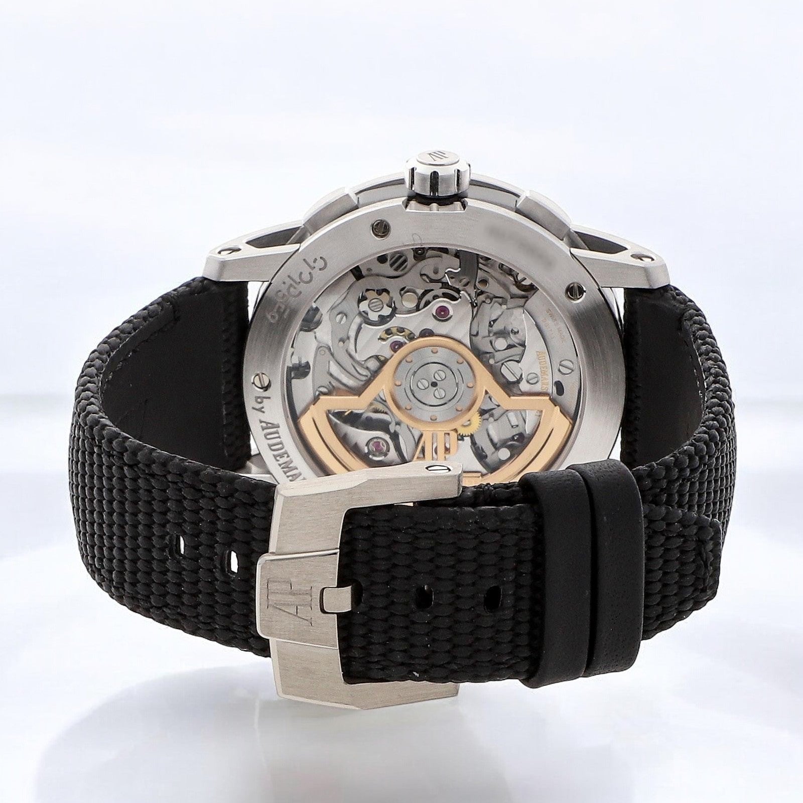 Code 11.59 Selfwinding Chronograph 41mm 18k White Gold / Ceramic Smoked Grey Dial