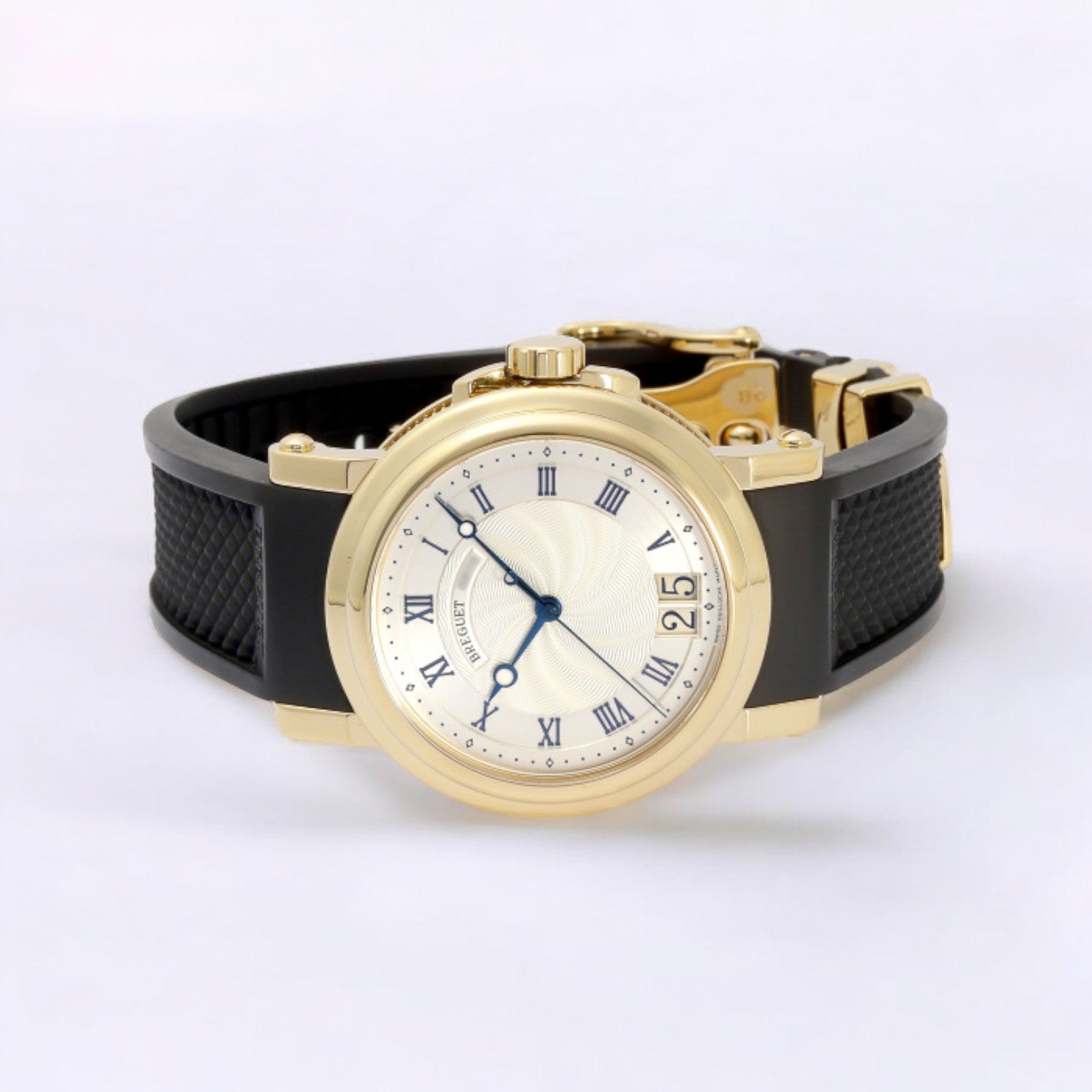Marine Automatic Big Date 18K Yellow Gold