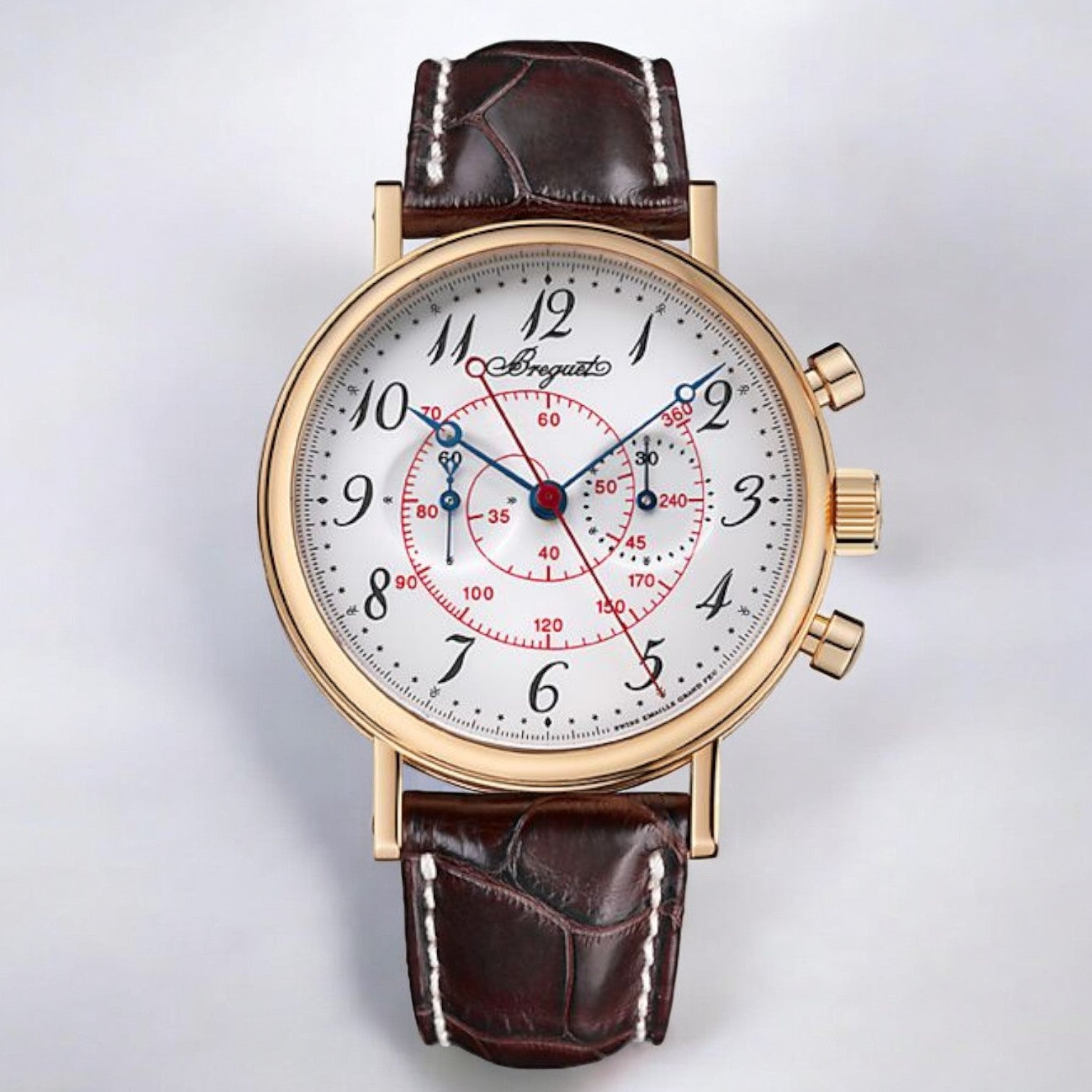 Classique Chronograph 5247 18k Rose Gold Enamel dial