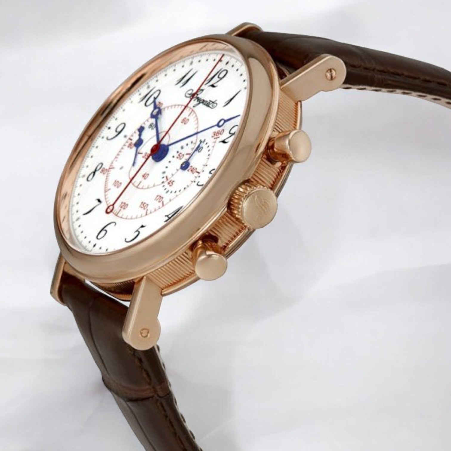 Classique Chronograph 5247 18k Rose Gold Enamel dial