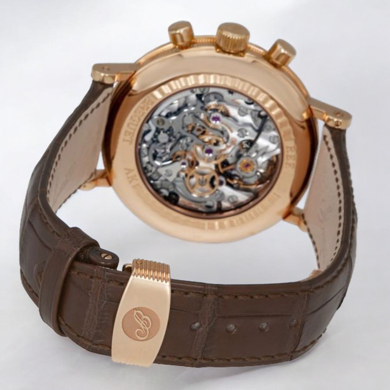 Classique Chronograph 5247 18k Rose Gold Enamel dial