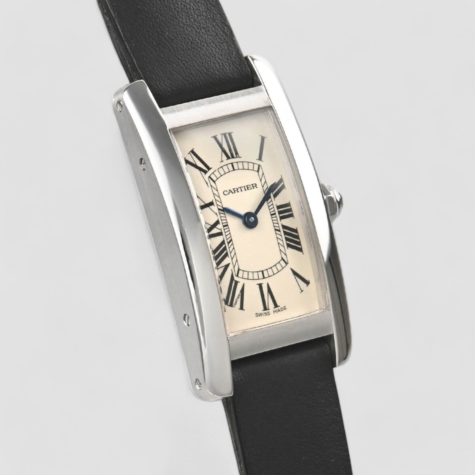 Tank Americaine White Gold Quartz