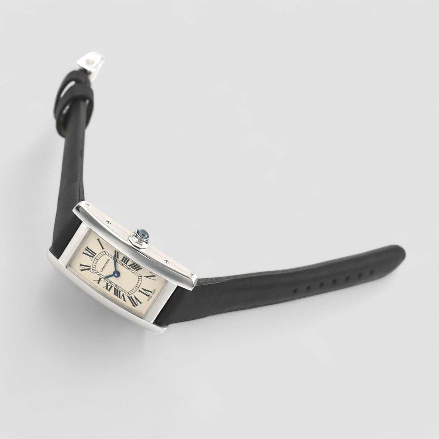 Tank Americaine White Gold Quartz