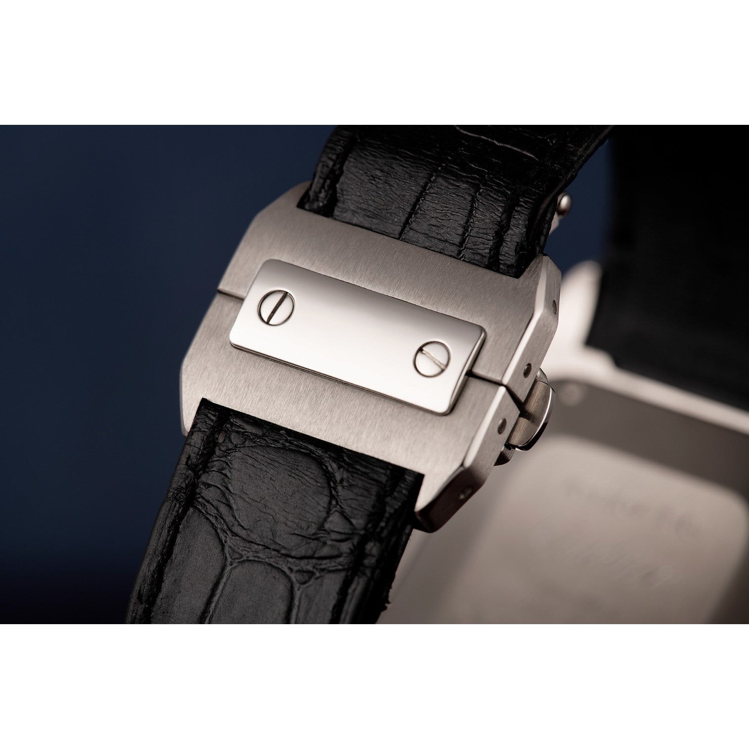 Santos 100 Xl Chronograph After Set Diamond Case