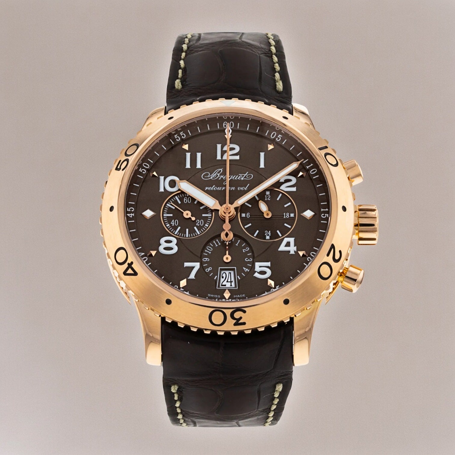 Type XX - XXI - XXII 3810BR Flyback 18K Rose Gold