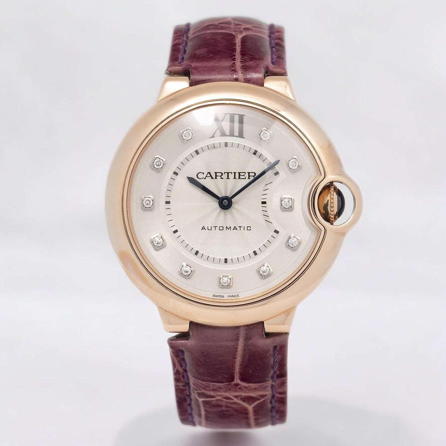 Ballon Bleu 36mm Automatic – Rose Gold & Crocodile Leather
