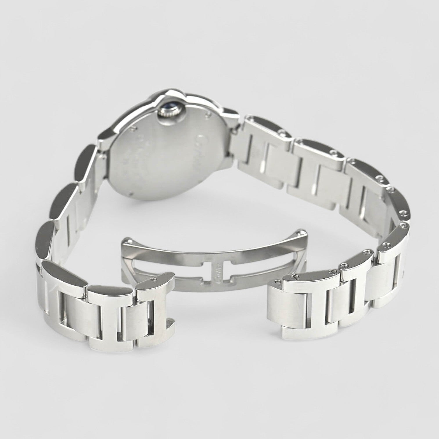 Ballon Bleu Silver Diamond Dial Steel
