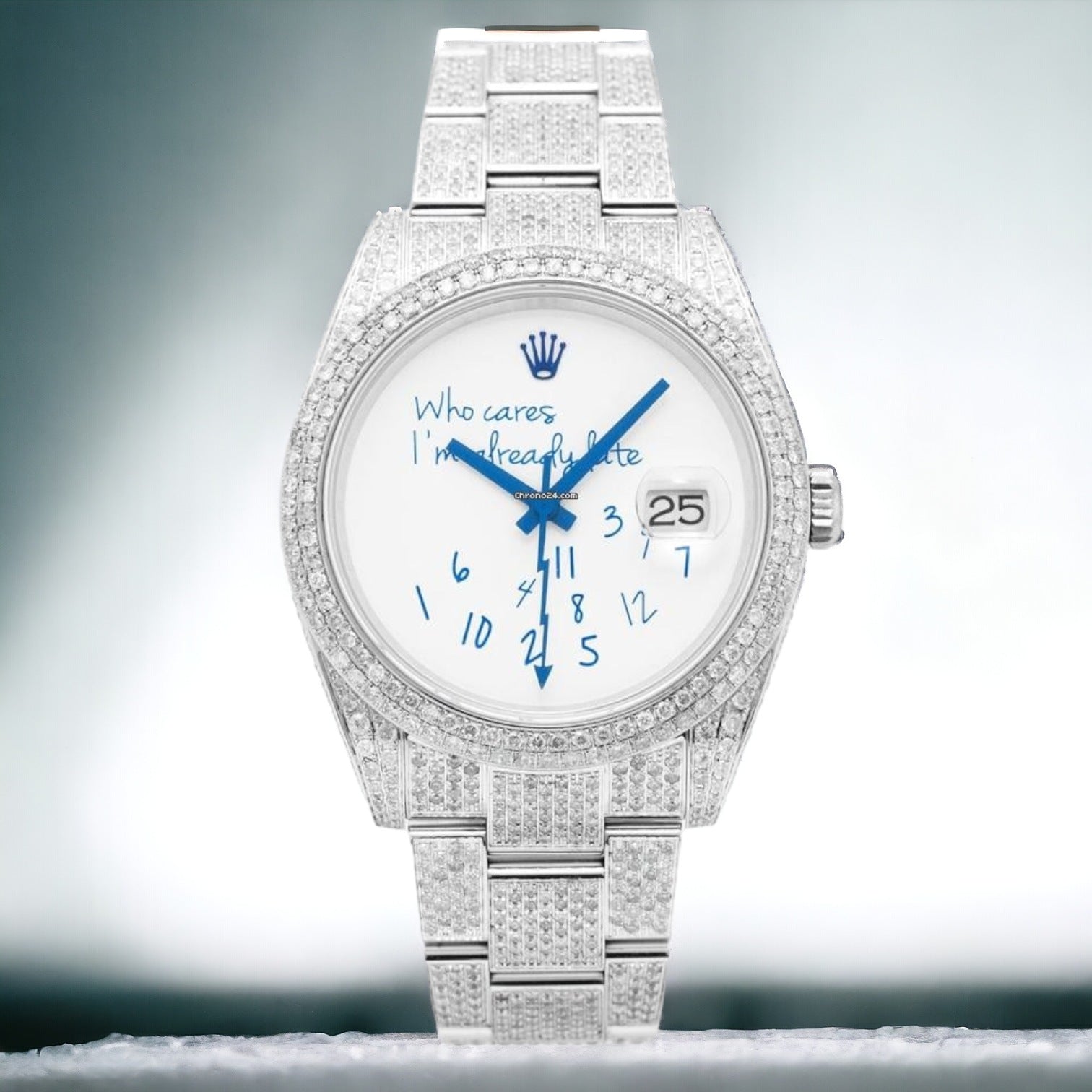 Datejust 41 WHO CARES FULL ICED OUT