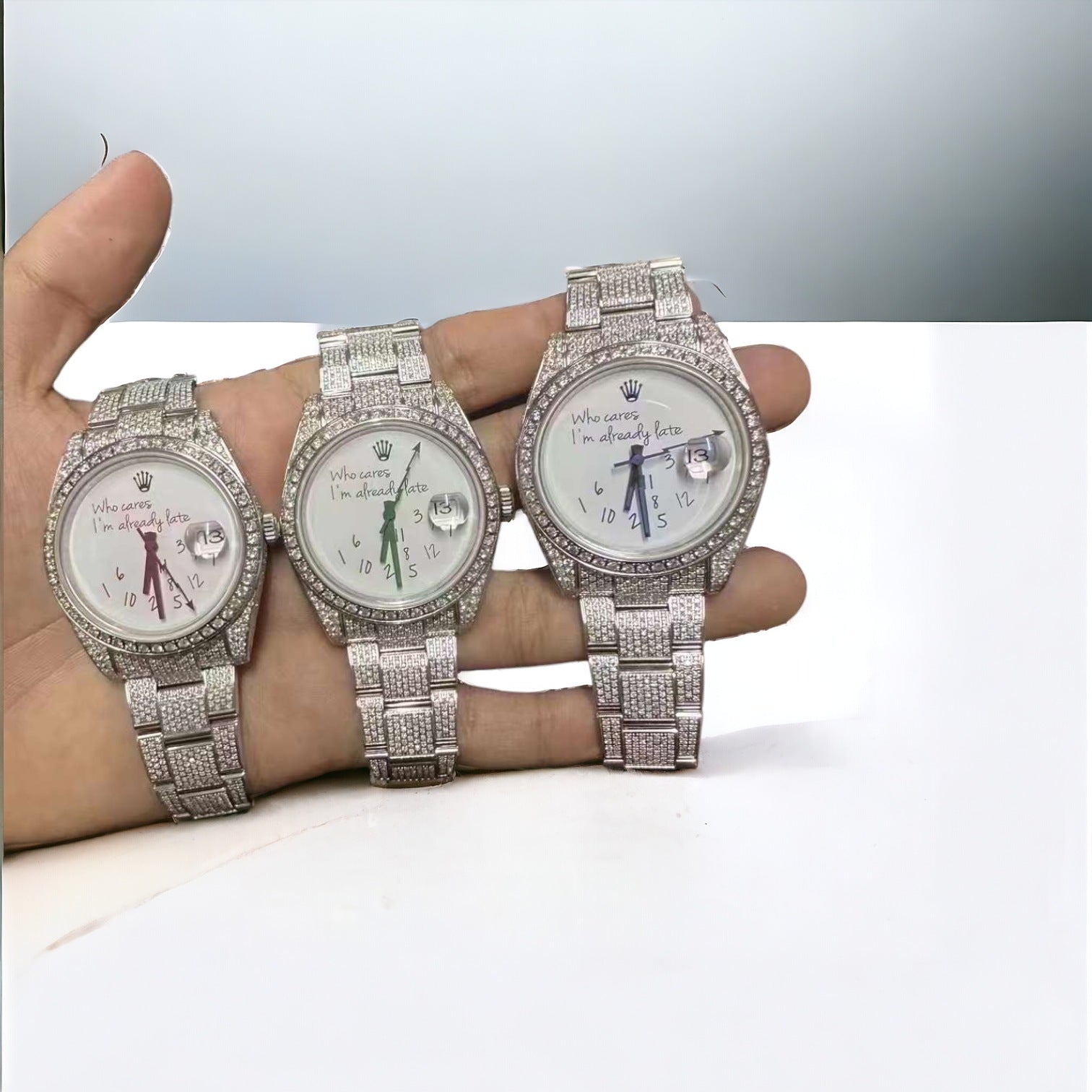 Datejust 41 WHO CARES FULL ICED OUT