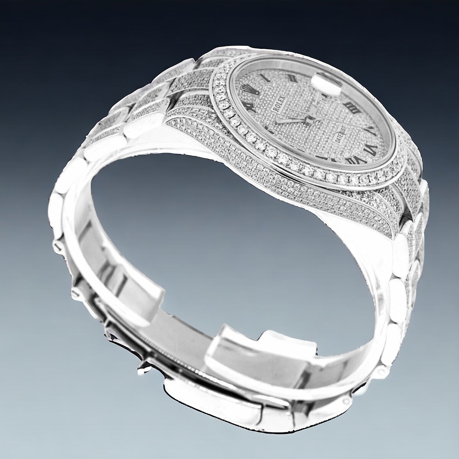 Datejust 41 Roman FULL ICED OUT