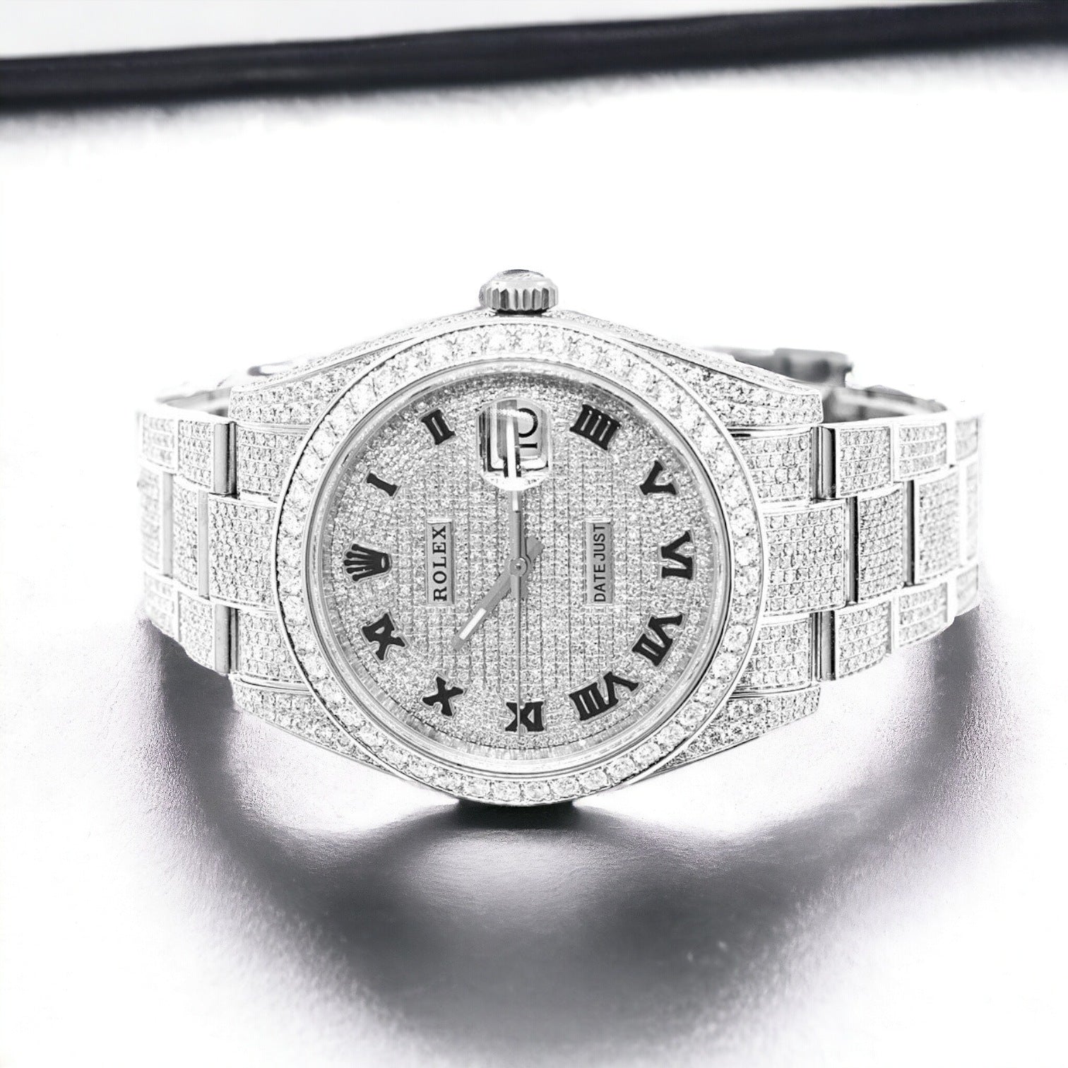 Datejust 41 Roman FULL ICED OUT