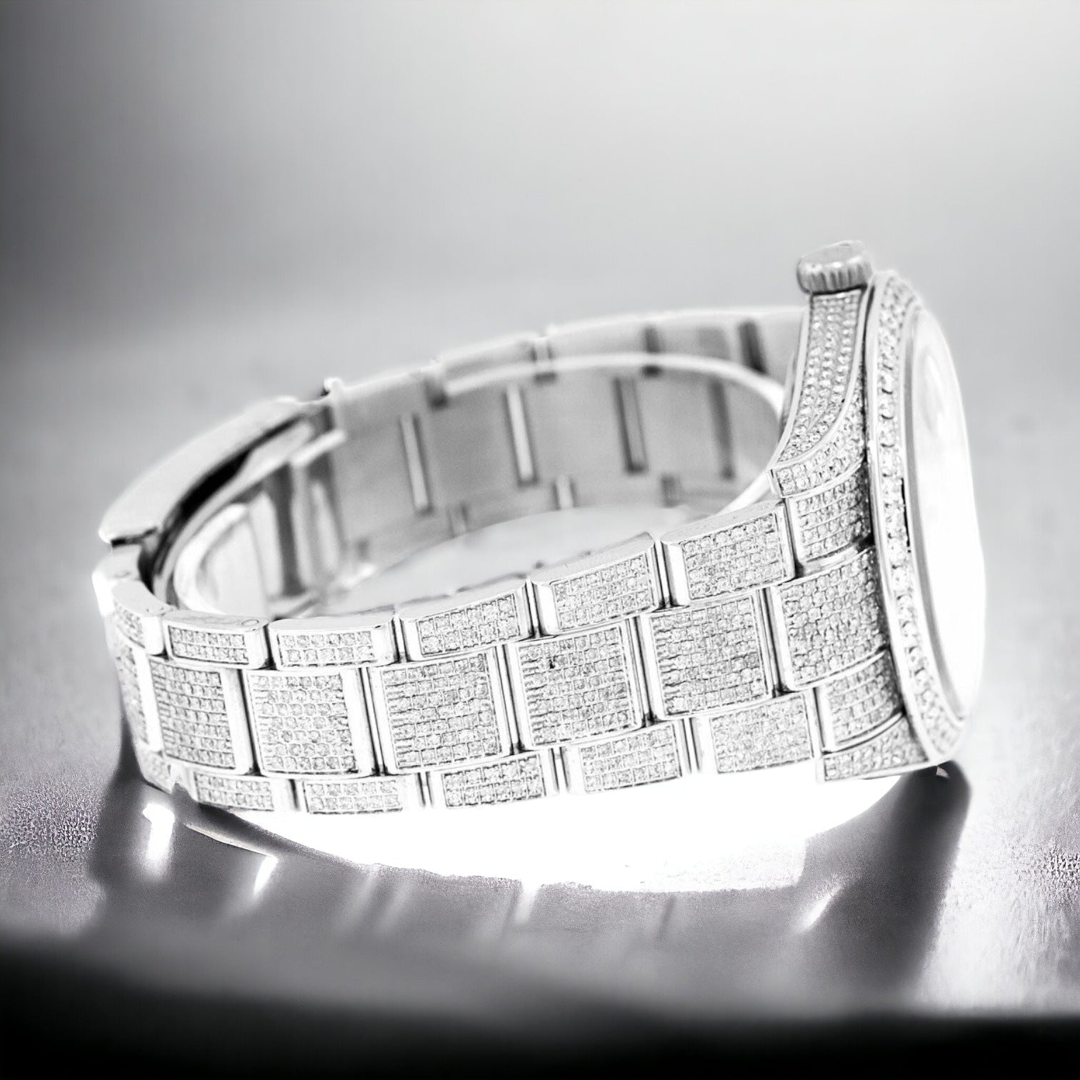 Datejust 41 Roman FULL ICED OUT