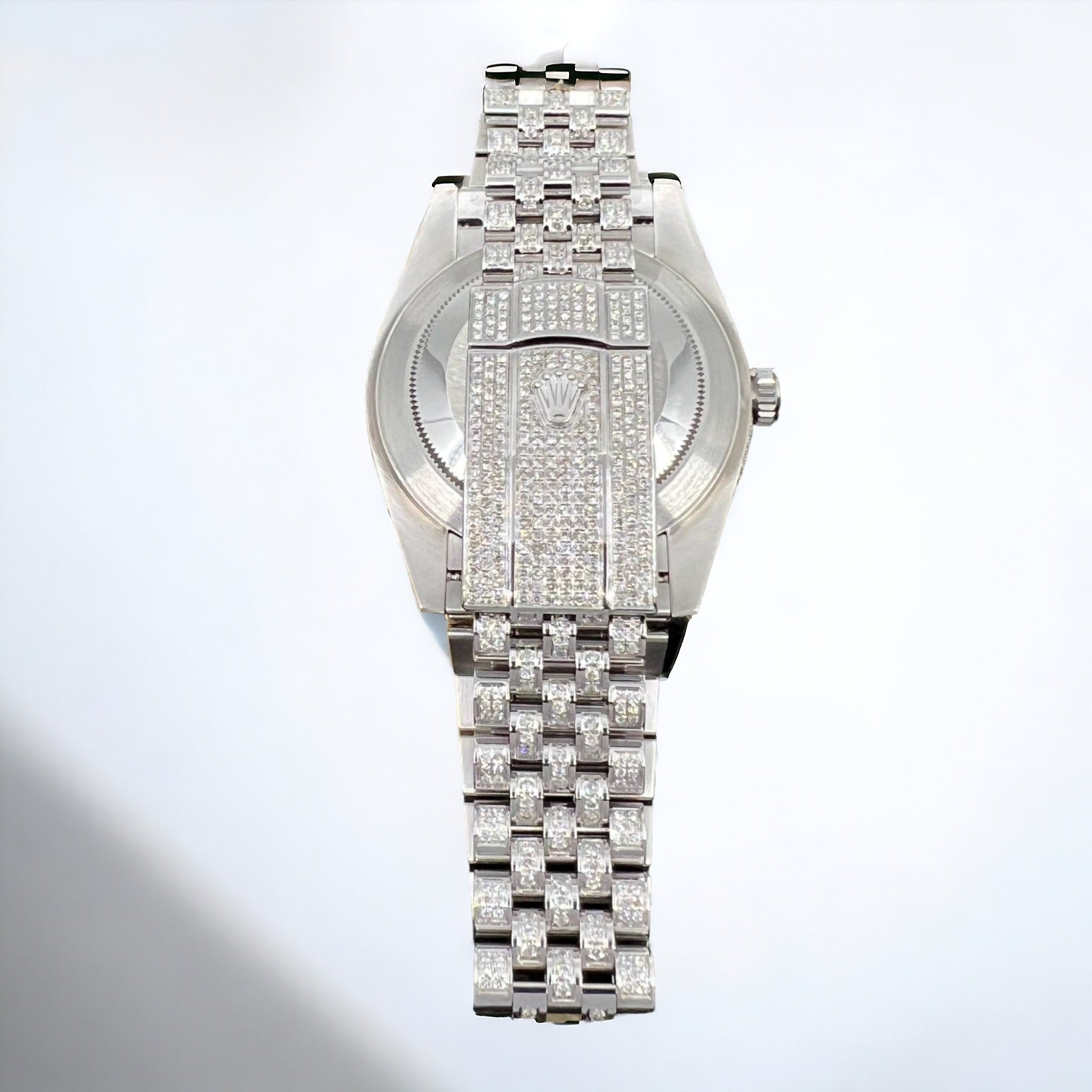 Datejust 41 Full Iced out – Diamonds – Black Dial – Jubilee