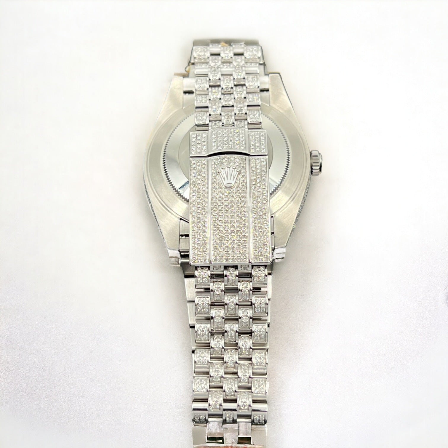 Datejust 41 Full Iced out – Diamonds – Grey Dial – Jubilee