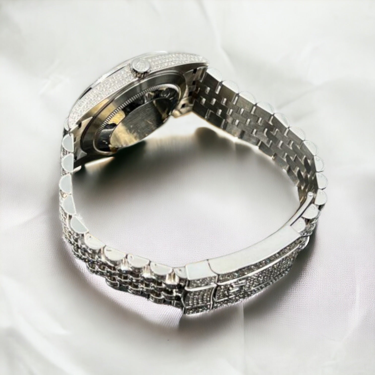 Datejust 41 Full Iced out – Diamonds – Grey Dial – Jubilee