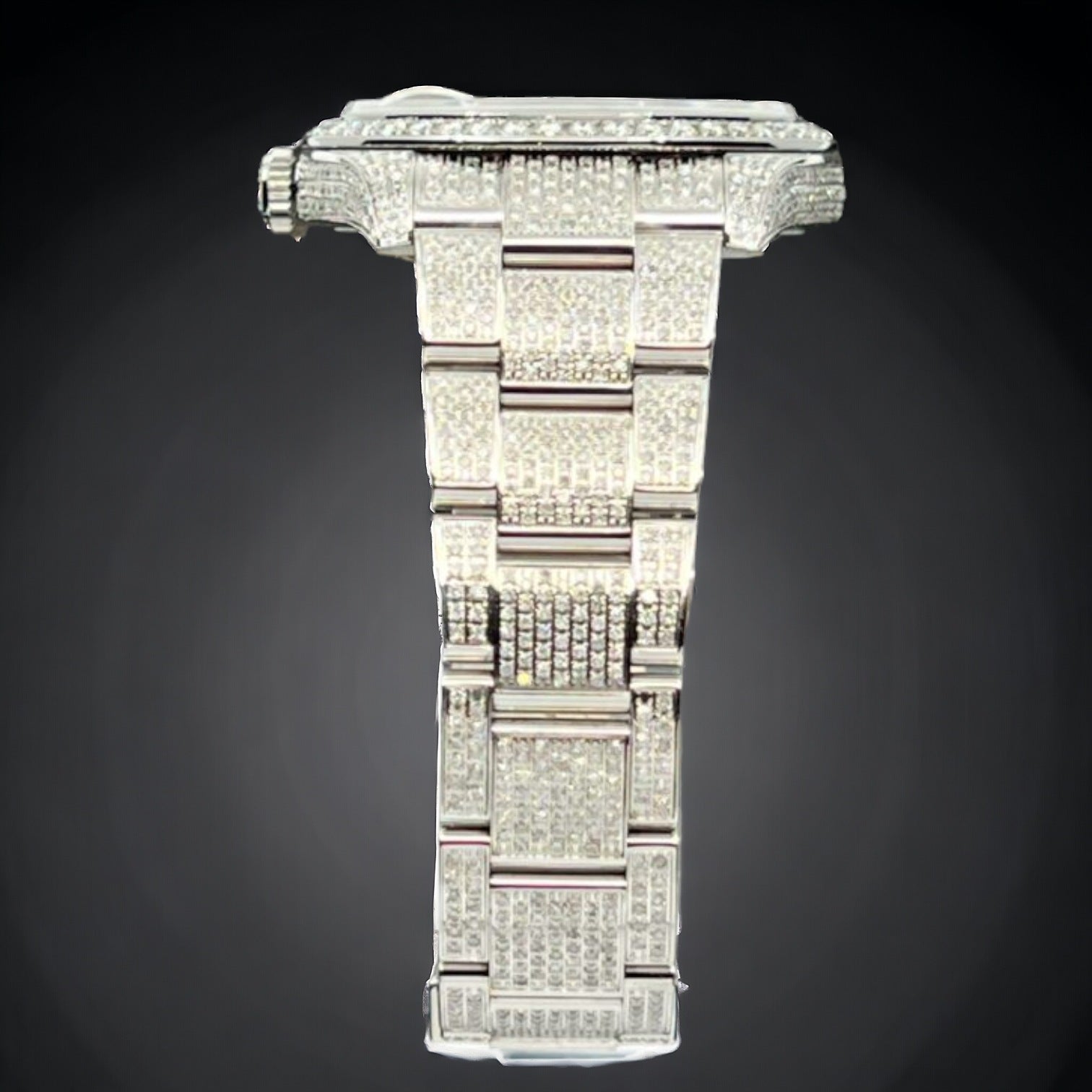 Datejust 41 Full Iced out – Diamonds – Black Dial – Oyster