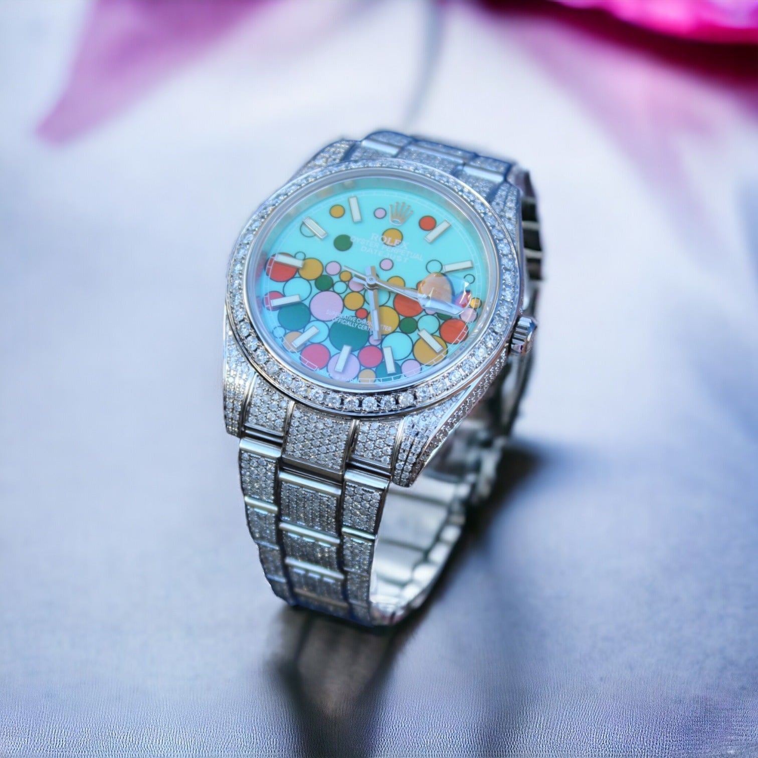 Datejust 41 Full Iced out – Diamonds – Celebrations Dial