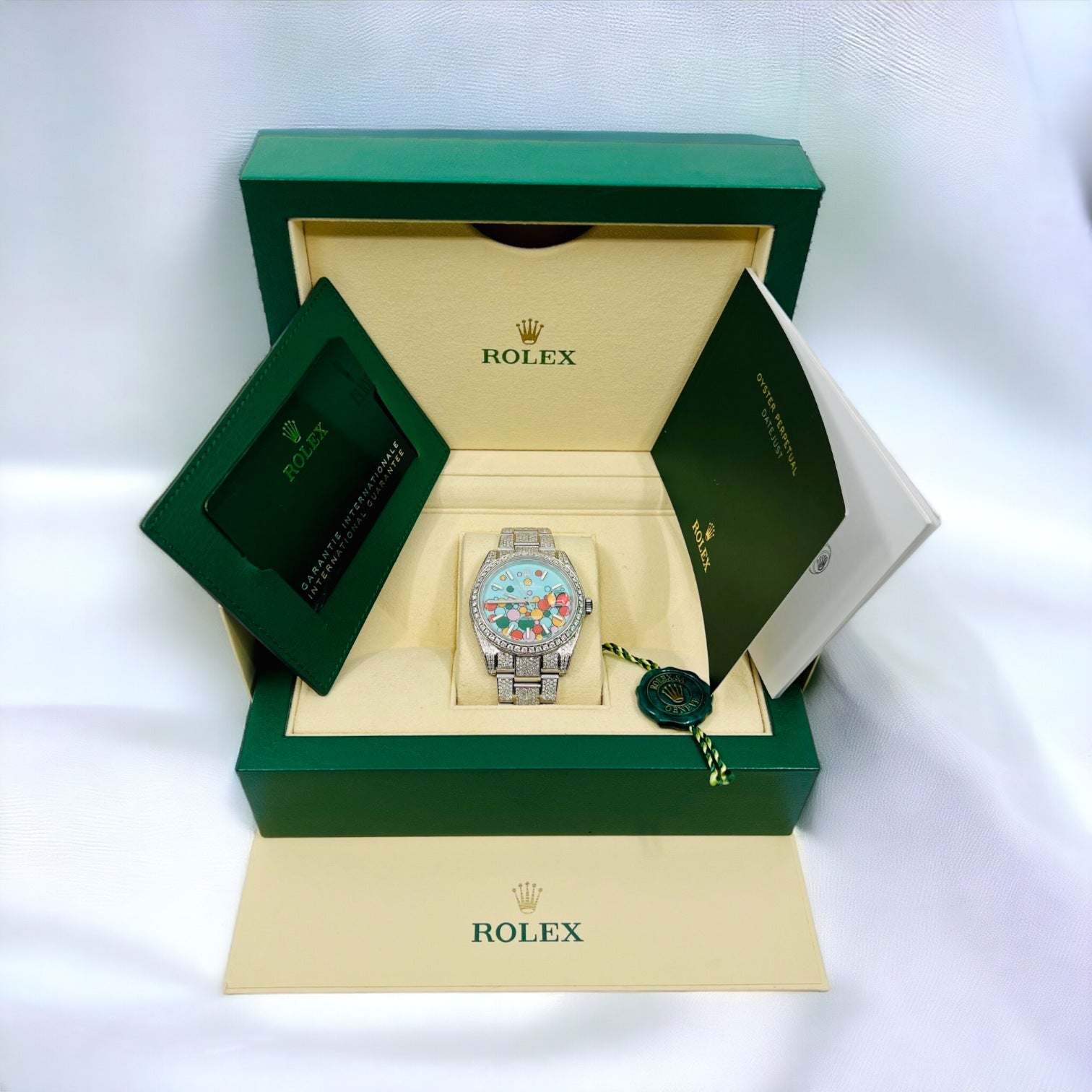 Datejust 41 Full Iced out – Diamonds – Celebrations Dial