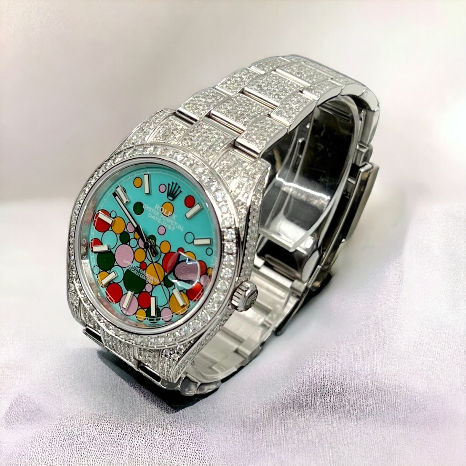 Datejust 41 Full Iced out – Diamonds – Celebrations Dial