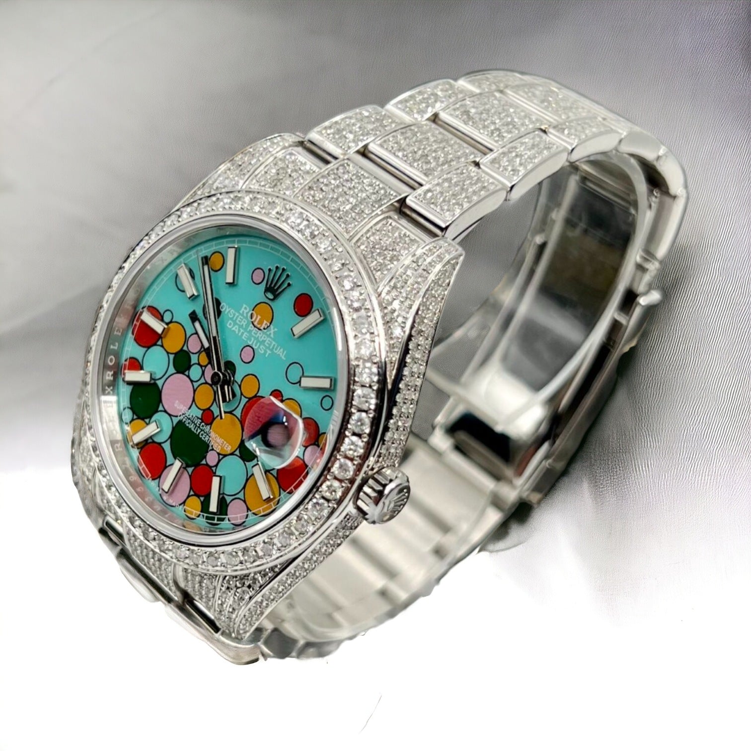 Datejust 41 Full Iced out – Diamonds – Celebrations Dial