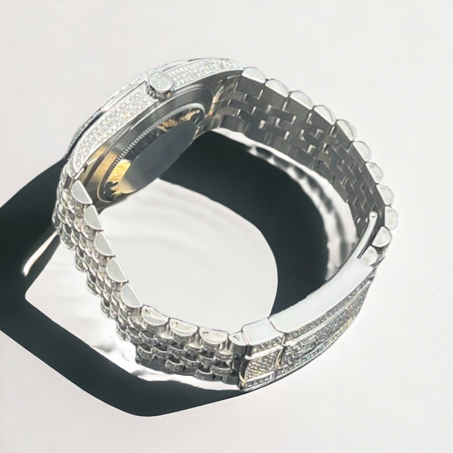 Datejust 41 Full Iced out – Diamonds – Blue Dial – Jubilee
