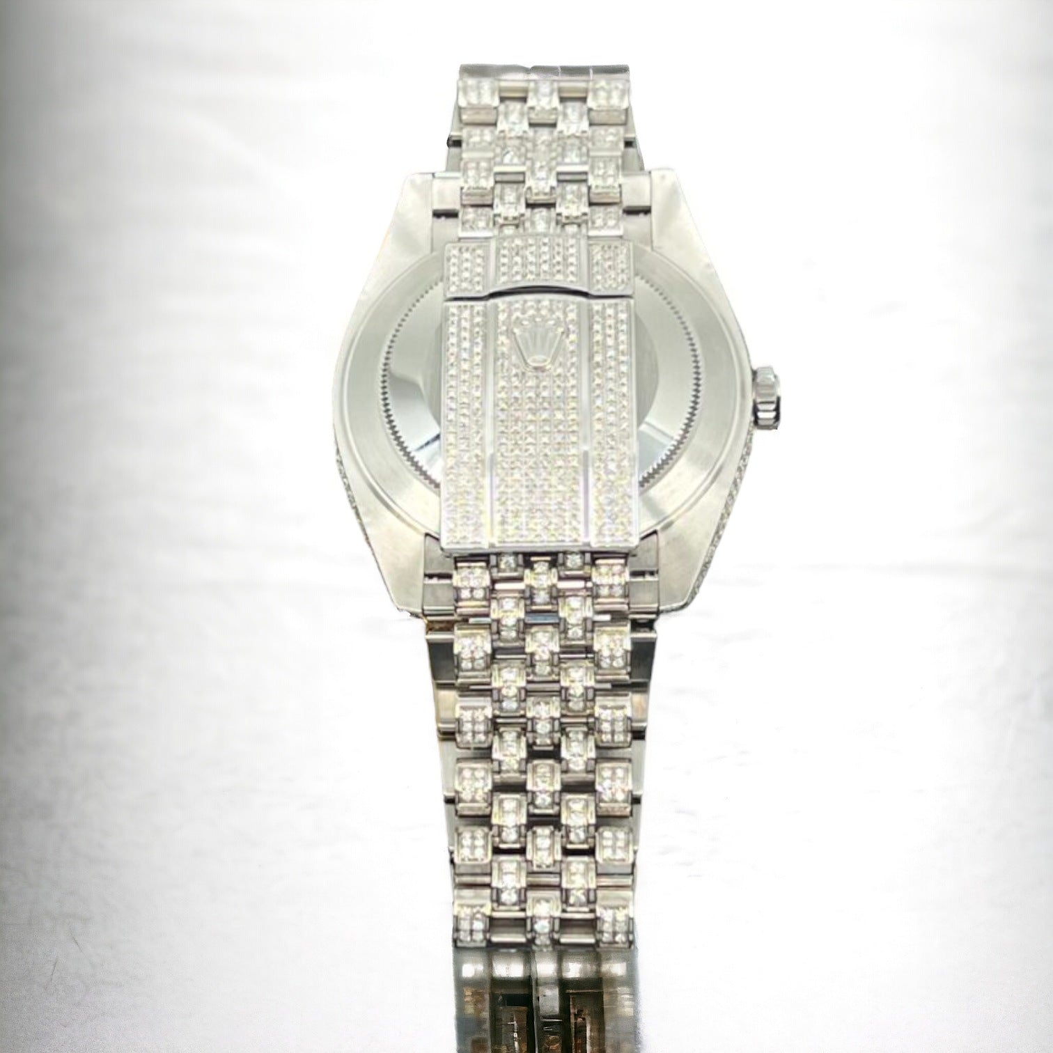 Datejust 41 Full Iced out – Diamonds – Blue Dial – Jubilee