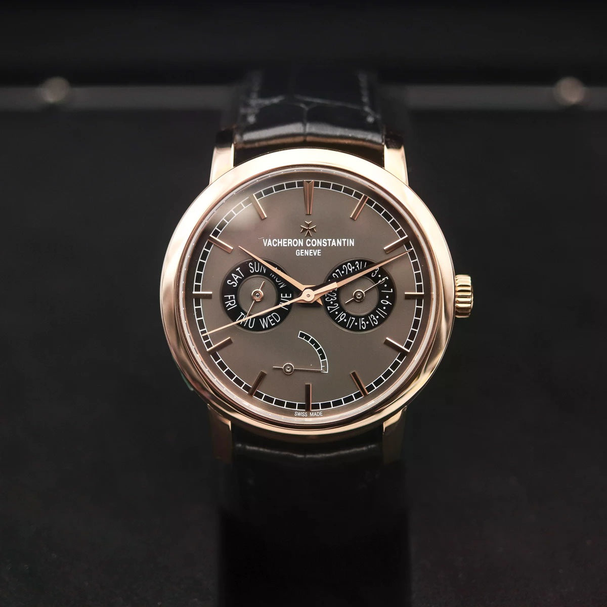 Traditionnelle Day-Date Power Reserve Pink / Slate