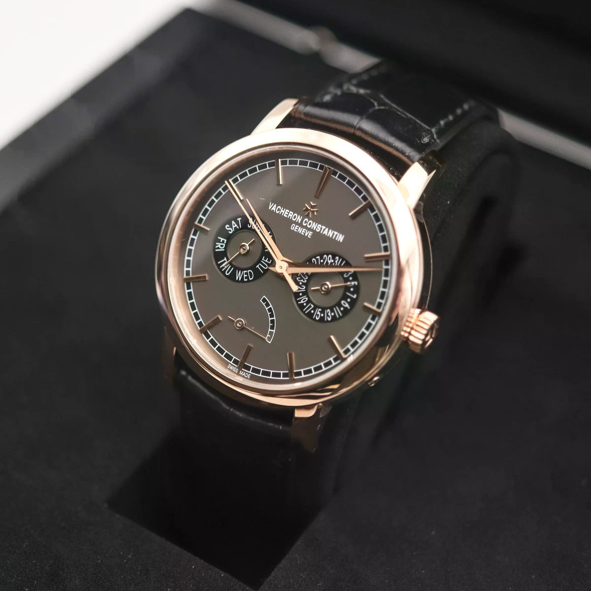 Traditionnelle Day-Date Power Reserve Pink / Slate