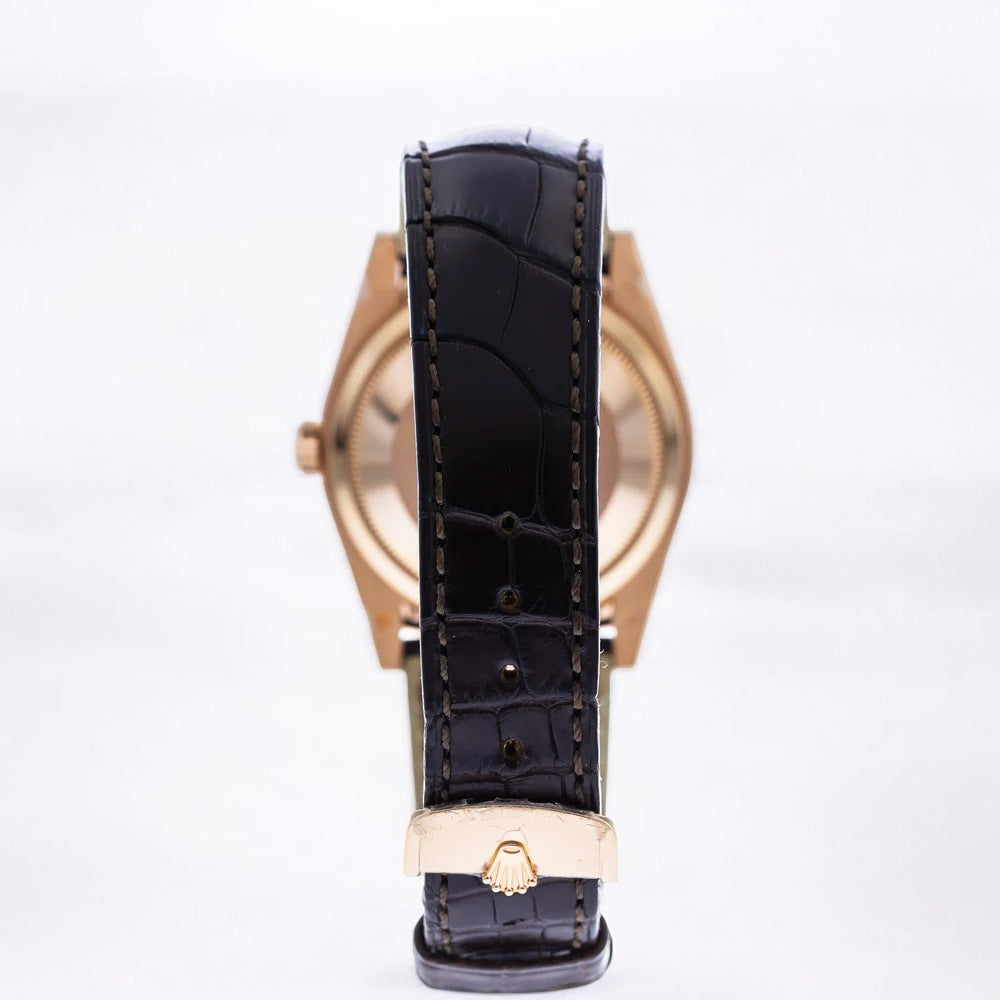Day-Date 36 Rose Gold Silver Dial