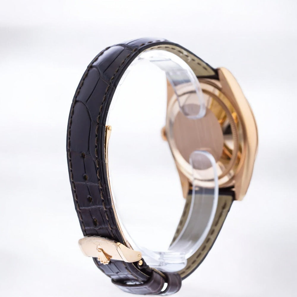 Day-Date 36 Rose Gold Silver Dial