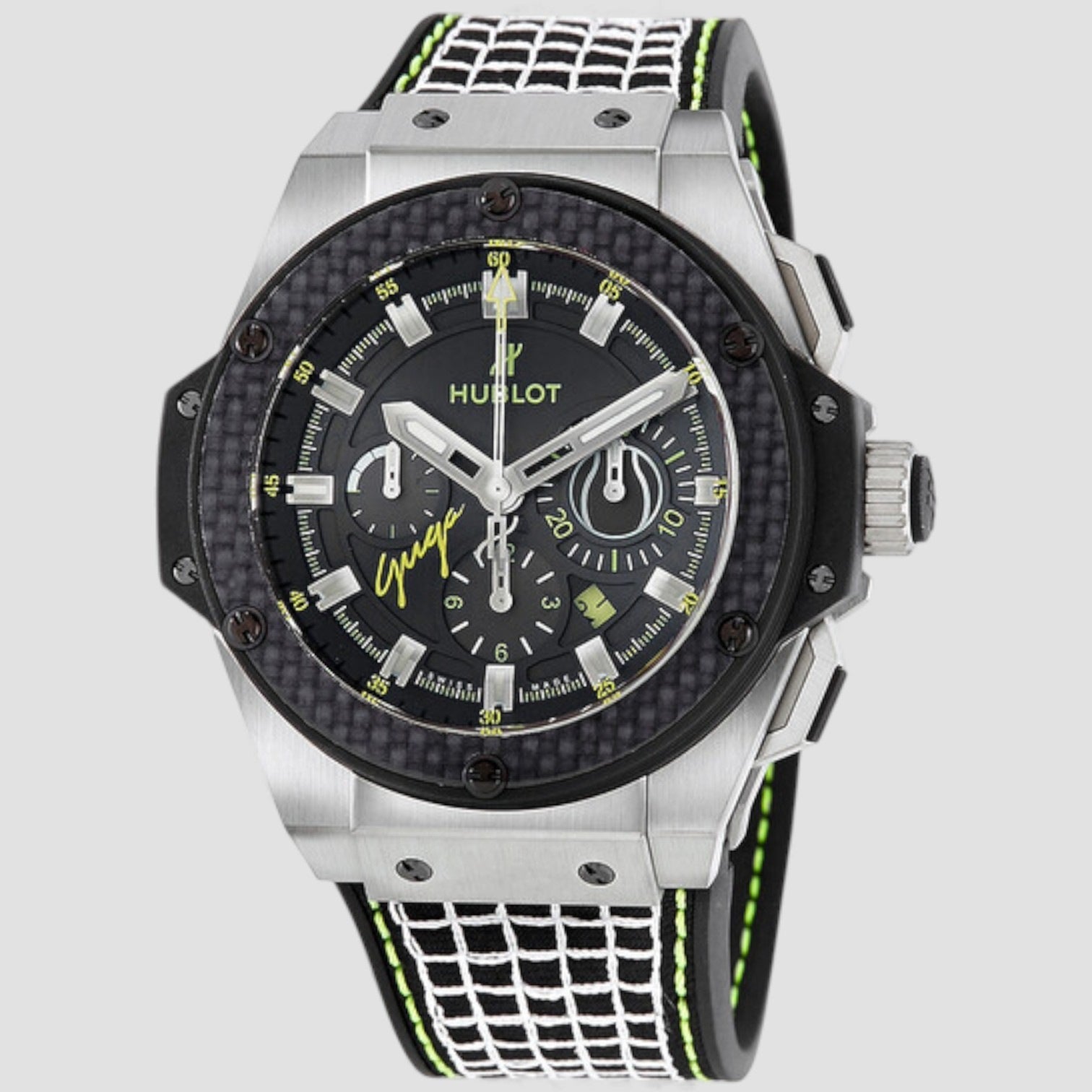 Big Bang King Power Guga Chronograph Automatic Black Dial Men's Watch
