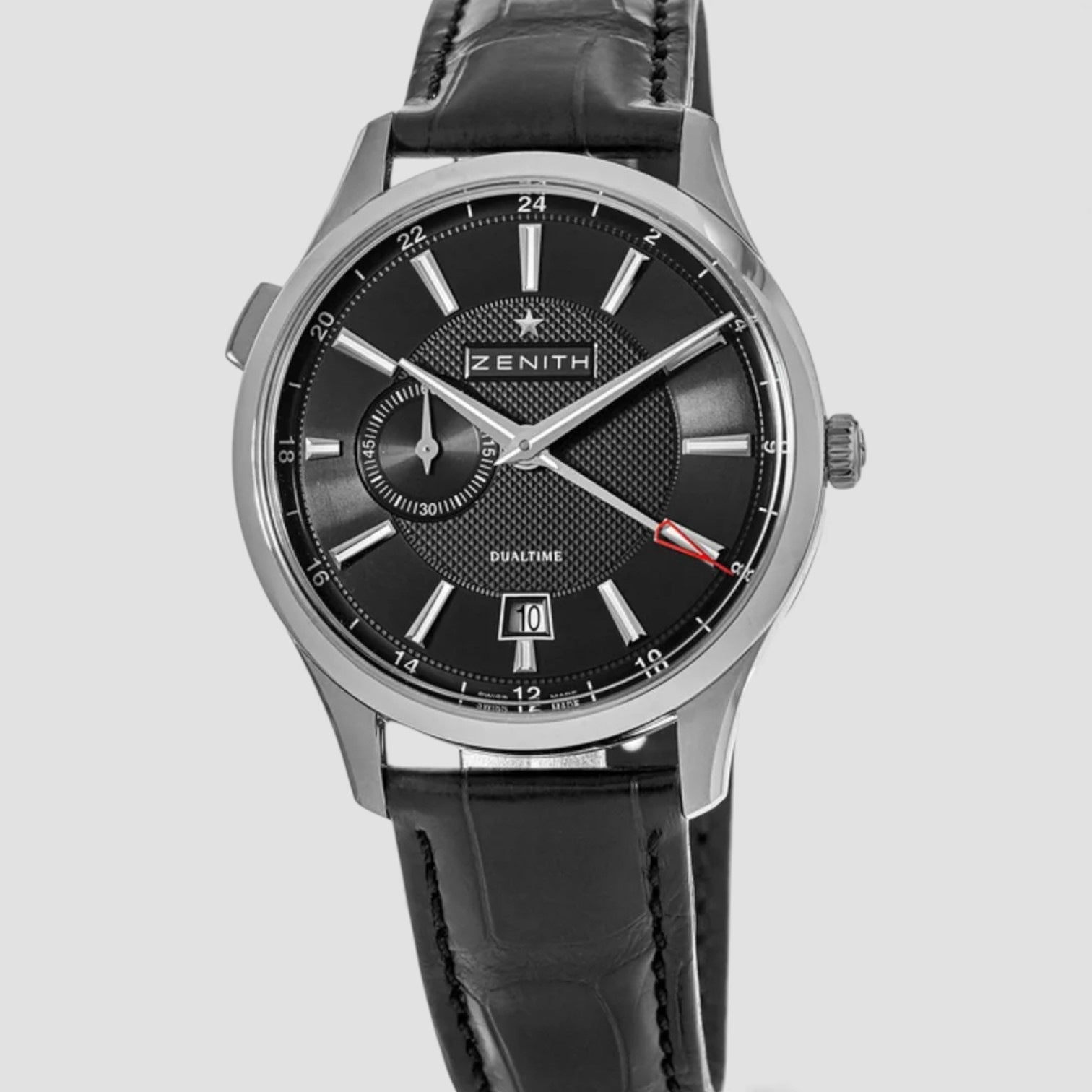 Captain Dual Time Automatic Grey Dial Men's Watch