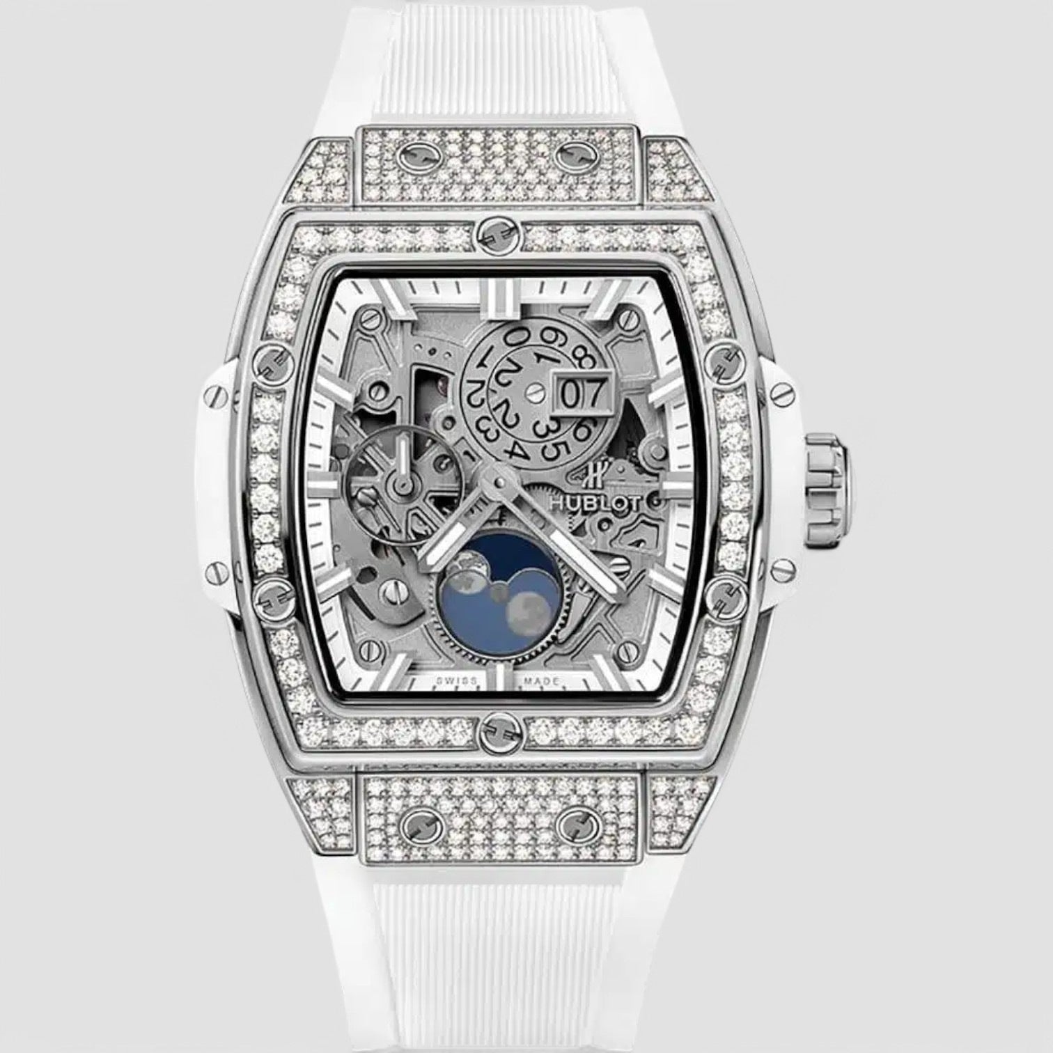 Spirit of Big Bang Moonphase Diamond Watch